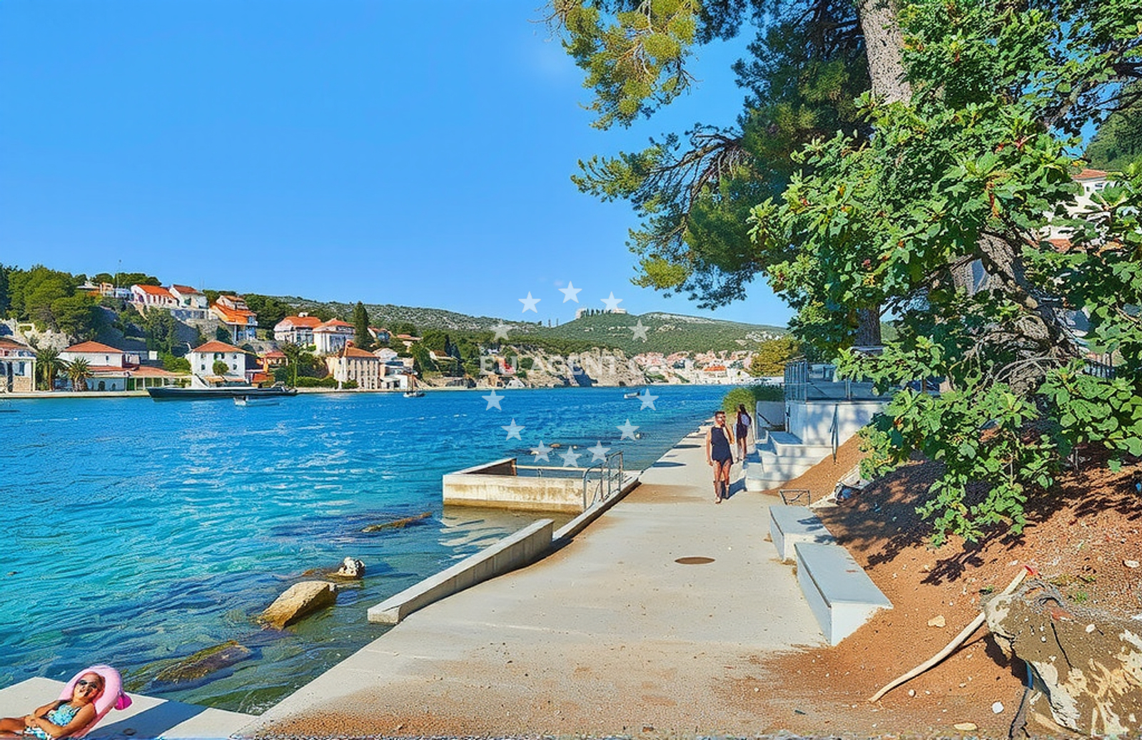 Additional view of Bobovišća anchorage in Anchorage in Bobovišće on the island Brač, Central Dalmatia, Croatia photo 11
