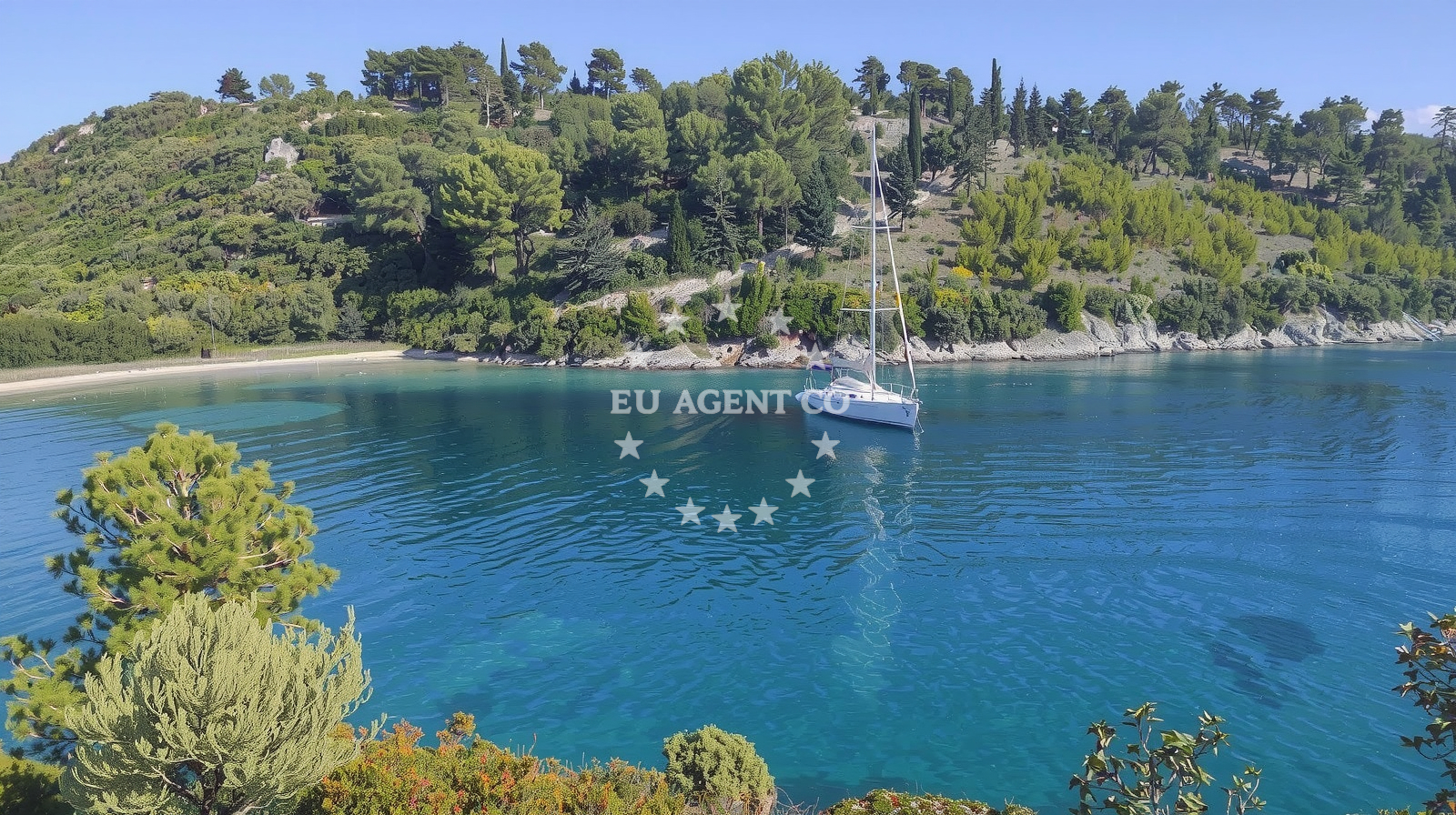 Additional view of Stipanska anchorage in Anchorage on the island Brač, Central Dalmatia, Croatia photo 5