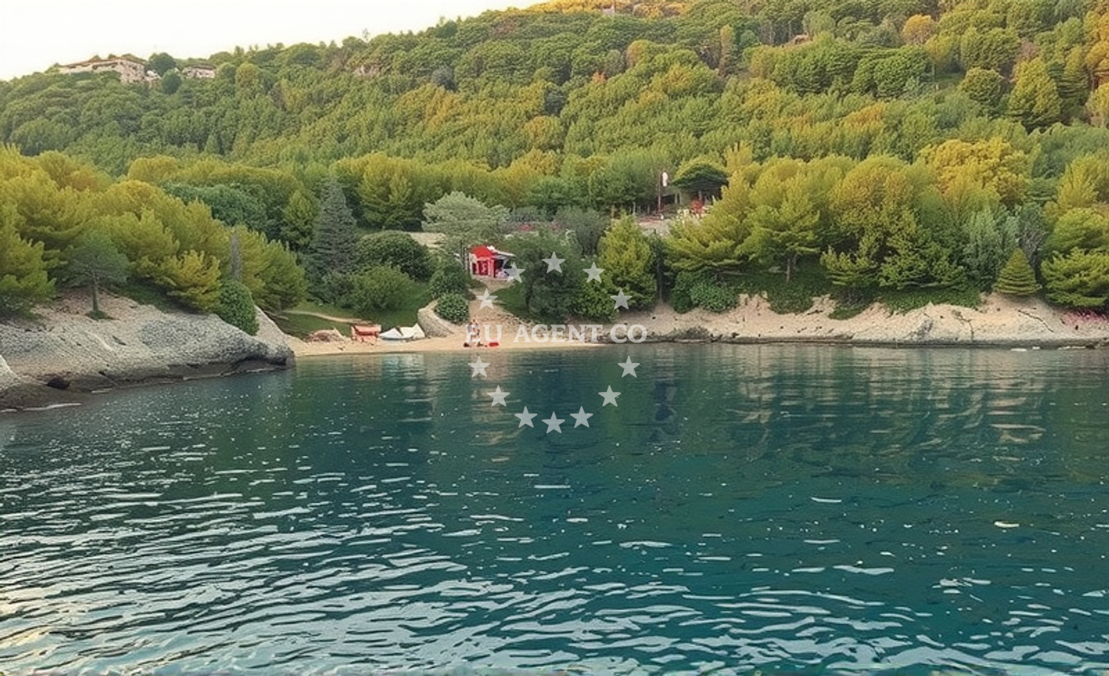 Studena Beach near Sumartin Anchorage, Brač