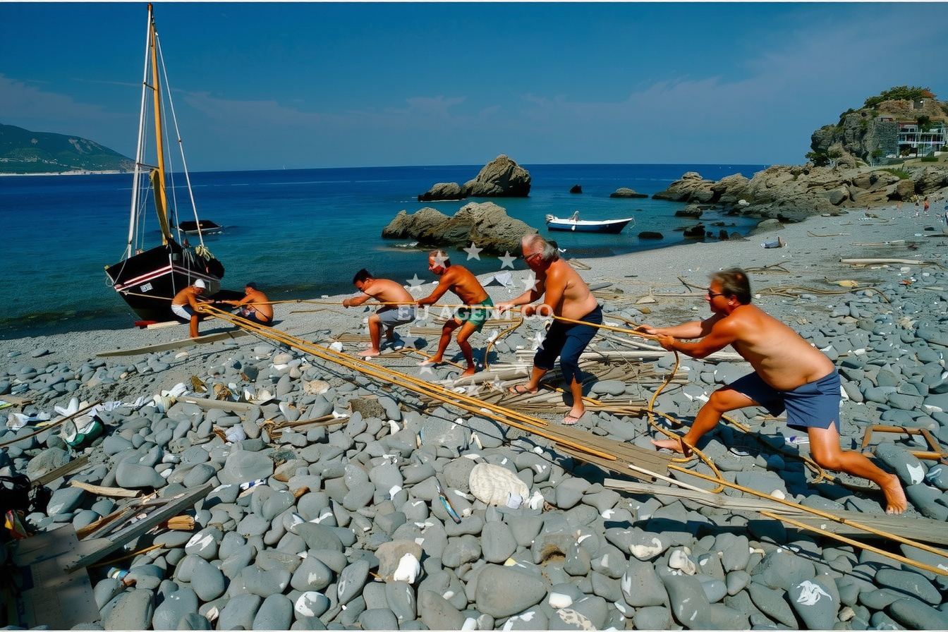 Additional view of Žalo anchorage in Anchorage on the island Brusnik, Central Dalmatia, Croatia photo 6