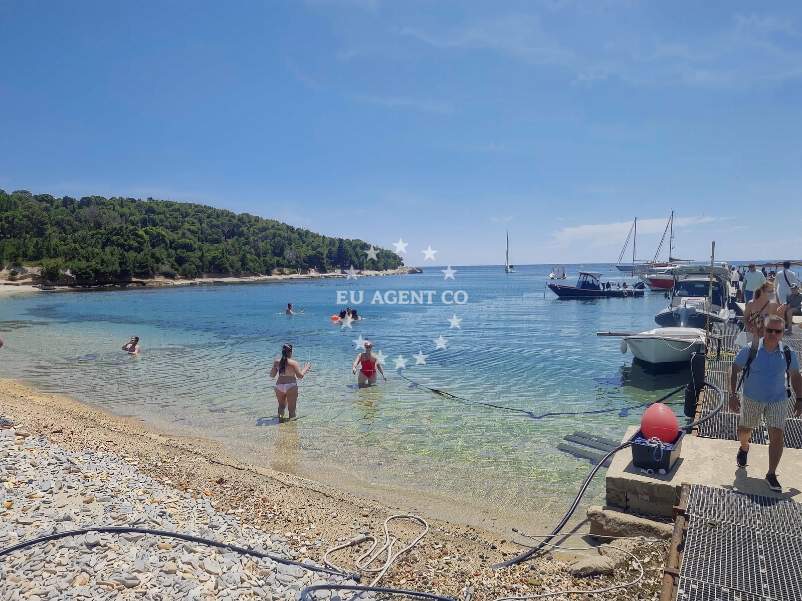 Additional view of Budikovac anchorage in Anchorage on the island Budikovac Veli, Central Dalmatia, Croatia photo 6