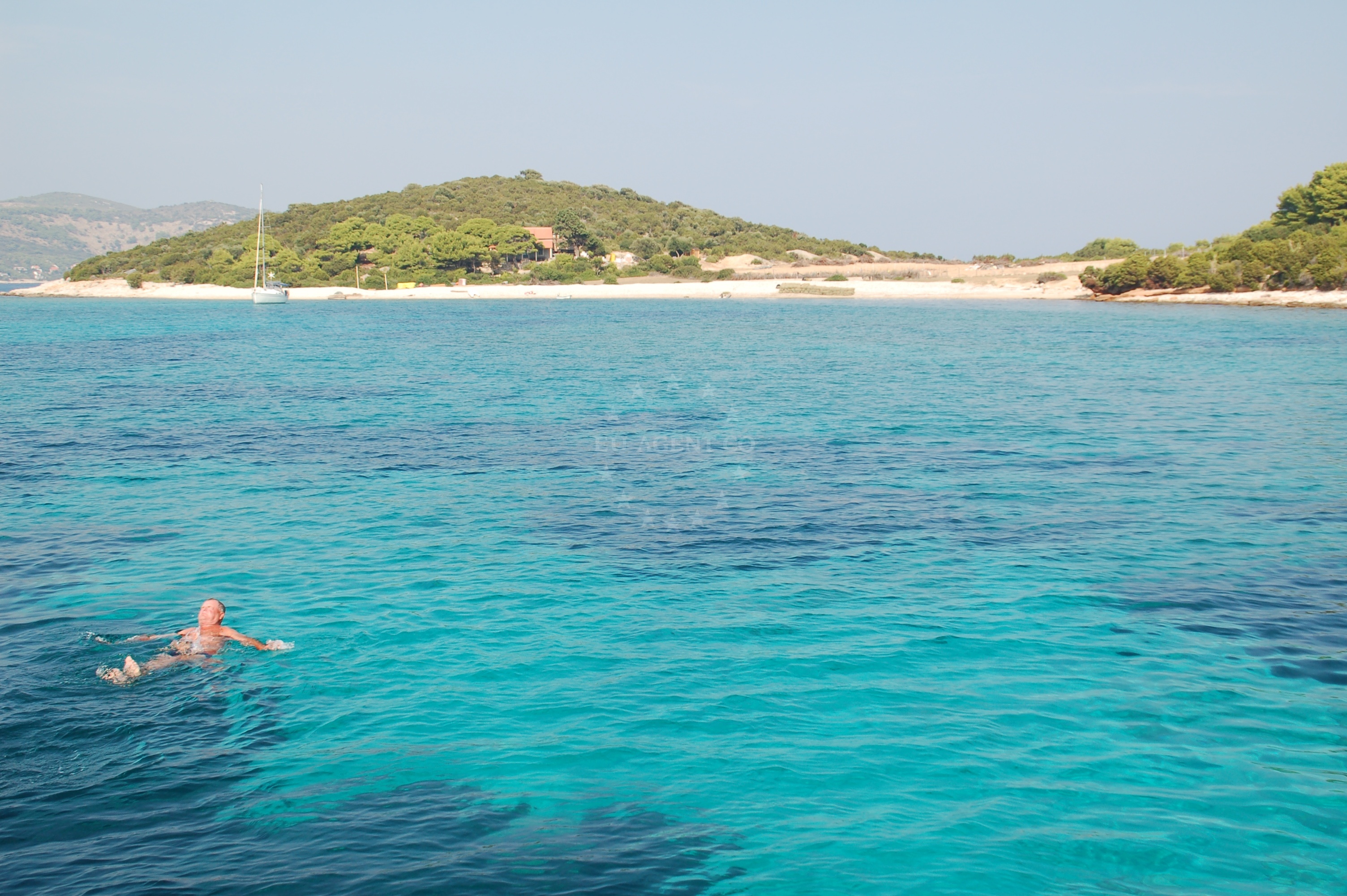 Budikovac Anchorage, Central Dalmatia Croatia with rocky seabed and Adriatic Sea views