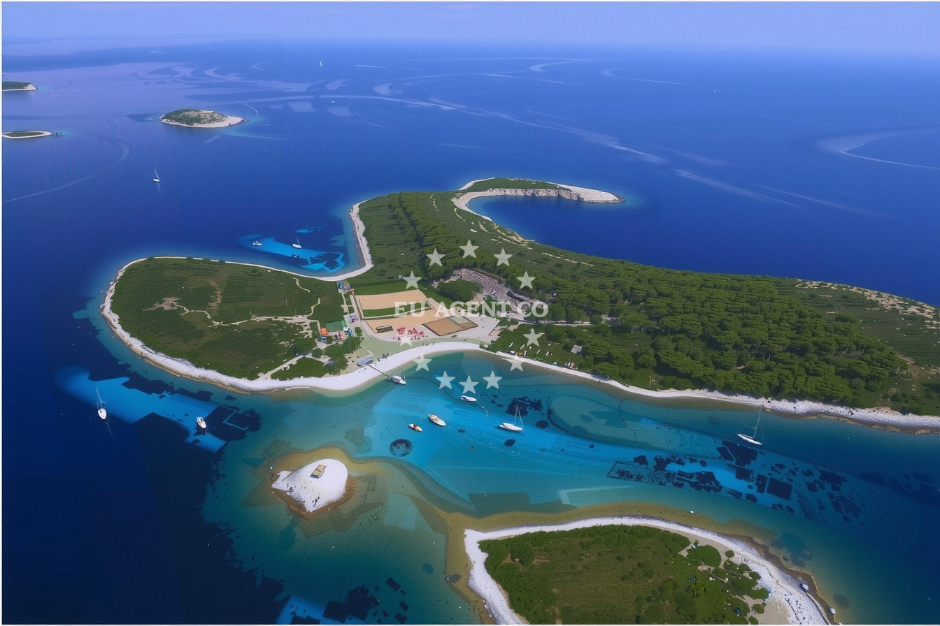 Additional view of Budikovac anchorage in Anchorage on the island Budikovac Veli, Central Dalmatia, Croatia photo 8