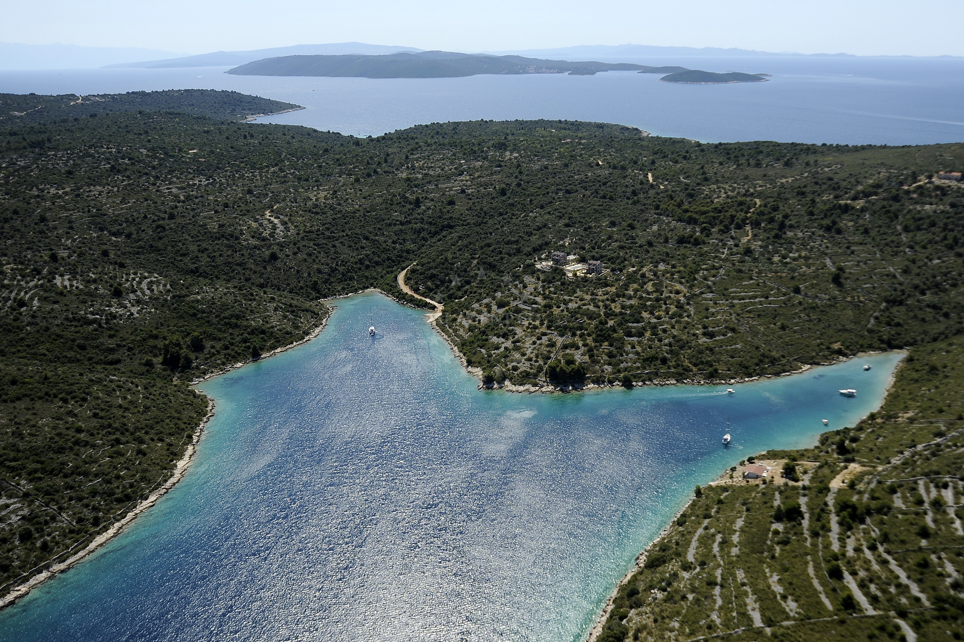 Anchorage on Drvenik Veli Island, Central Dalmatia