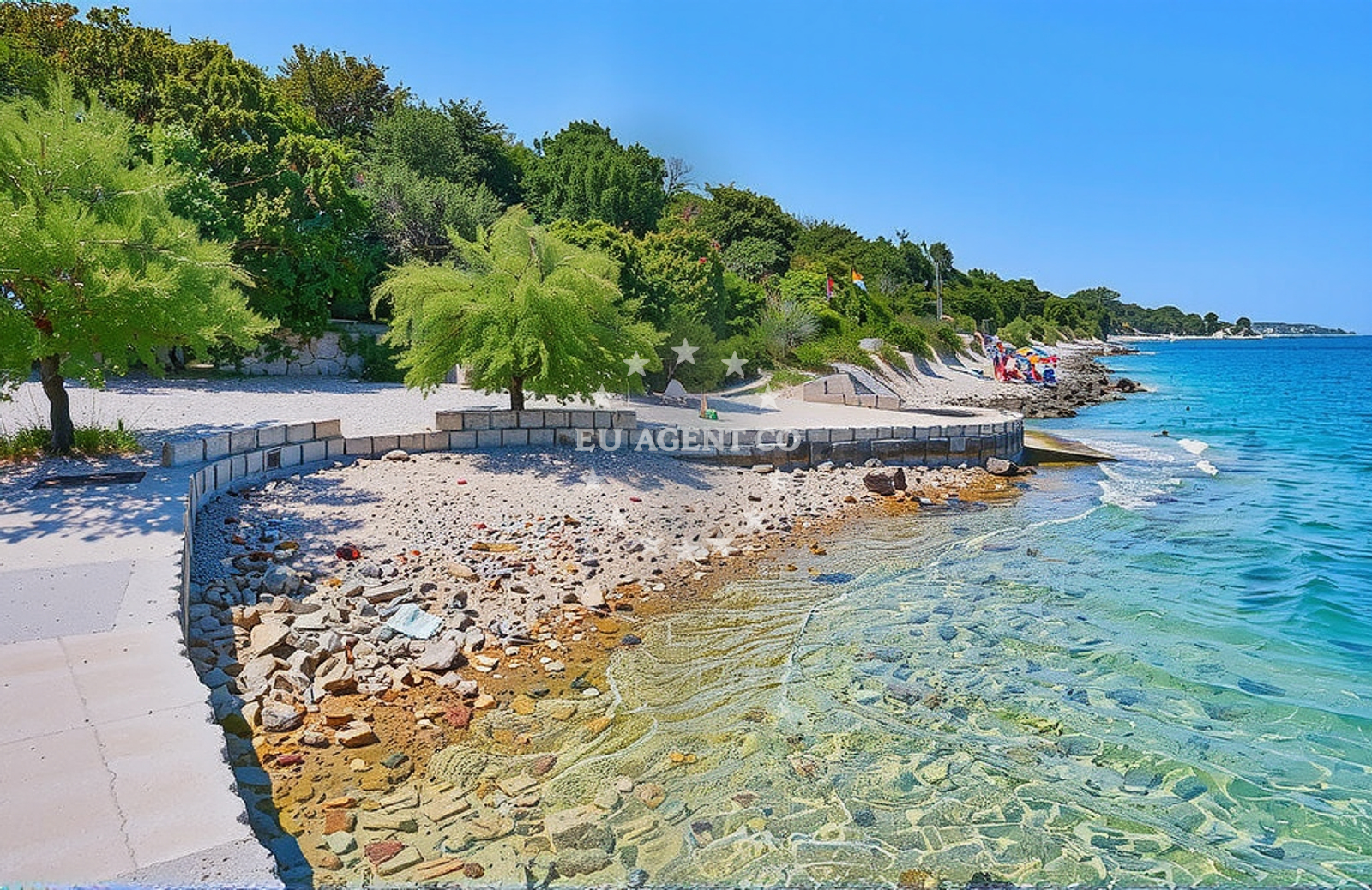 Mala Luka Beach near Drvenik Veli Anchorage