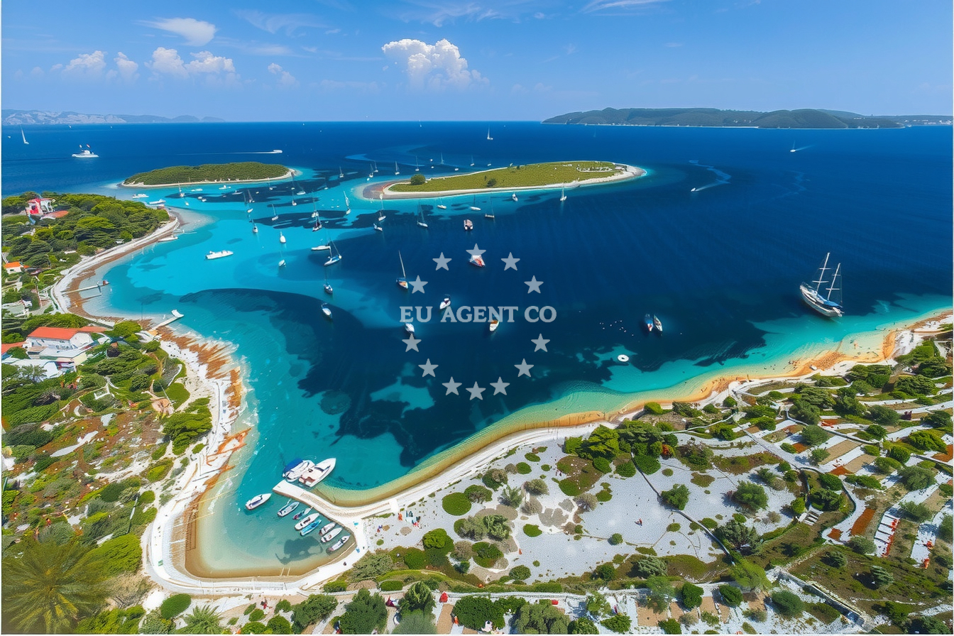Additional view of Krknjaši anchorage in Anchorage on the island Drvenik Veli, Central Dalmatia, Croatia photo 12