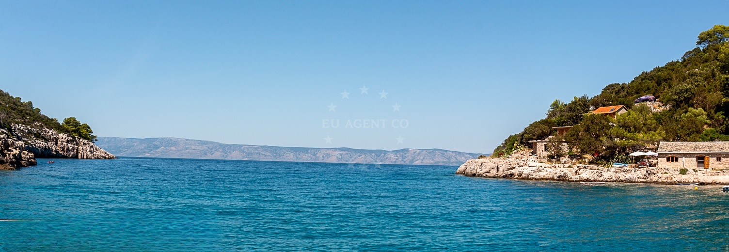 Sheltered anchorage on Hvar Island near Mala Stiniva beach, Central Dalmatia, Croatia
