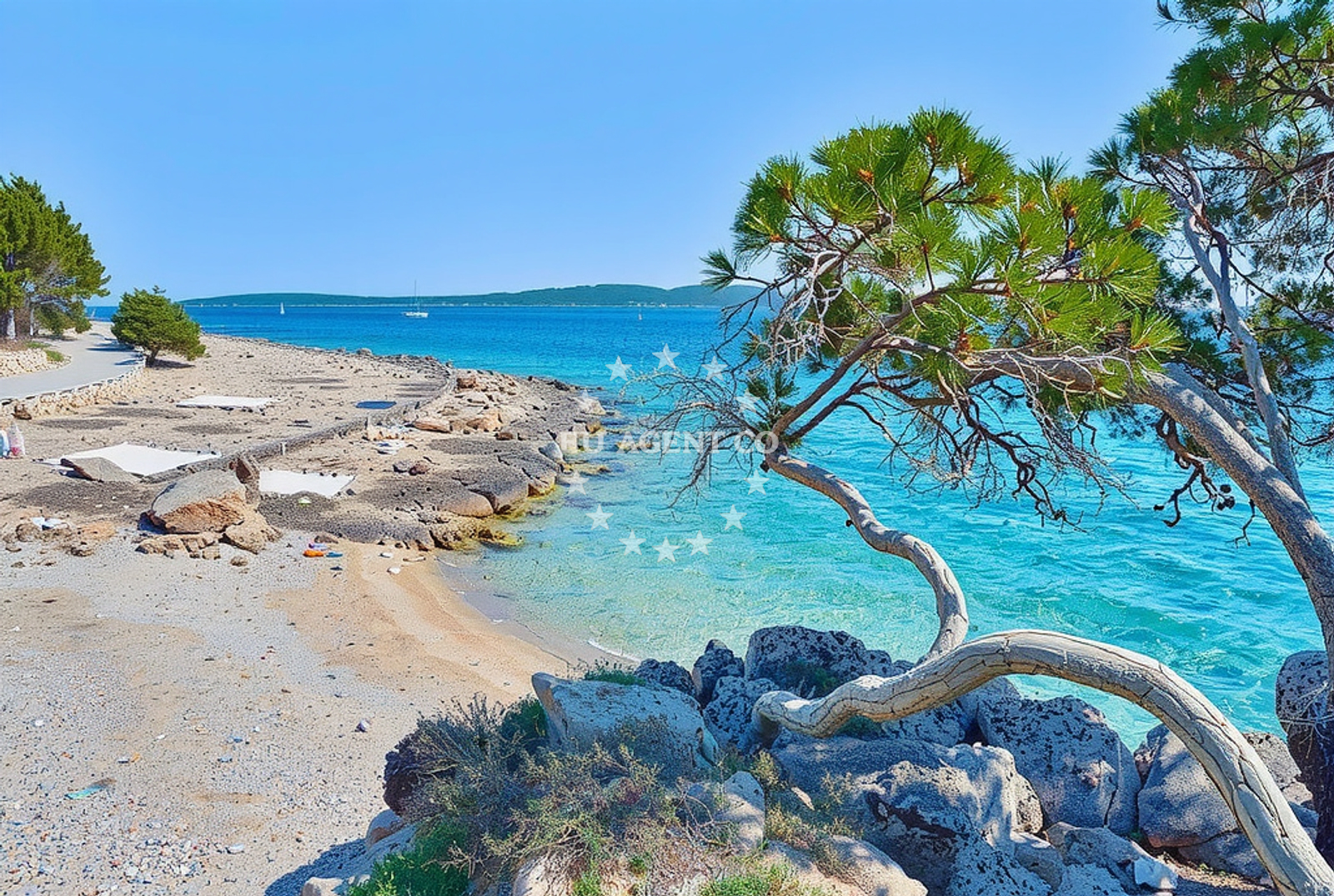 ACI Marina Vrboska, a popular marina near the anchorage on Hvar Island