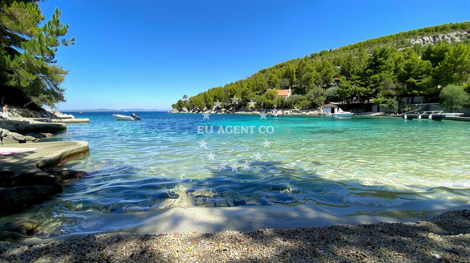 Approach and location view of Anchorage in Anchorage on the island Hvar, Central Dalmatia, Croatia photo 3