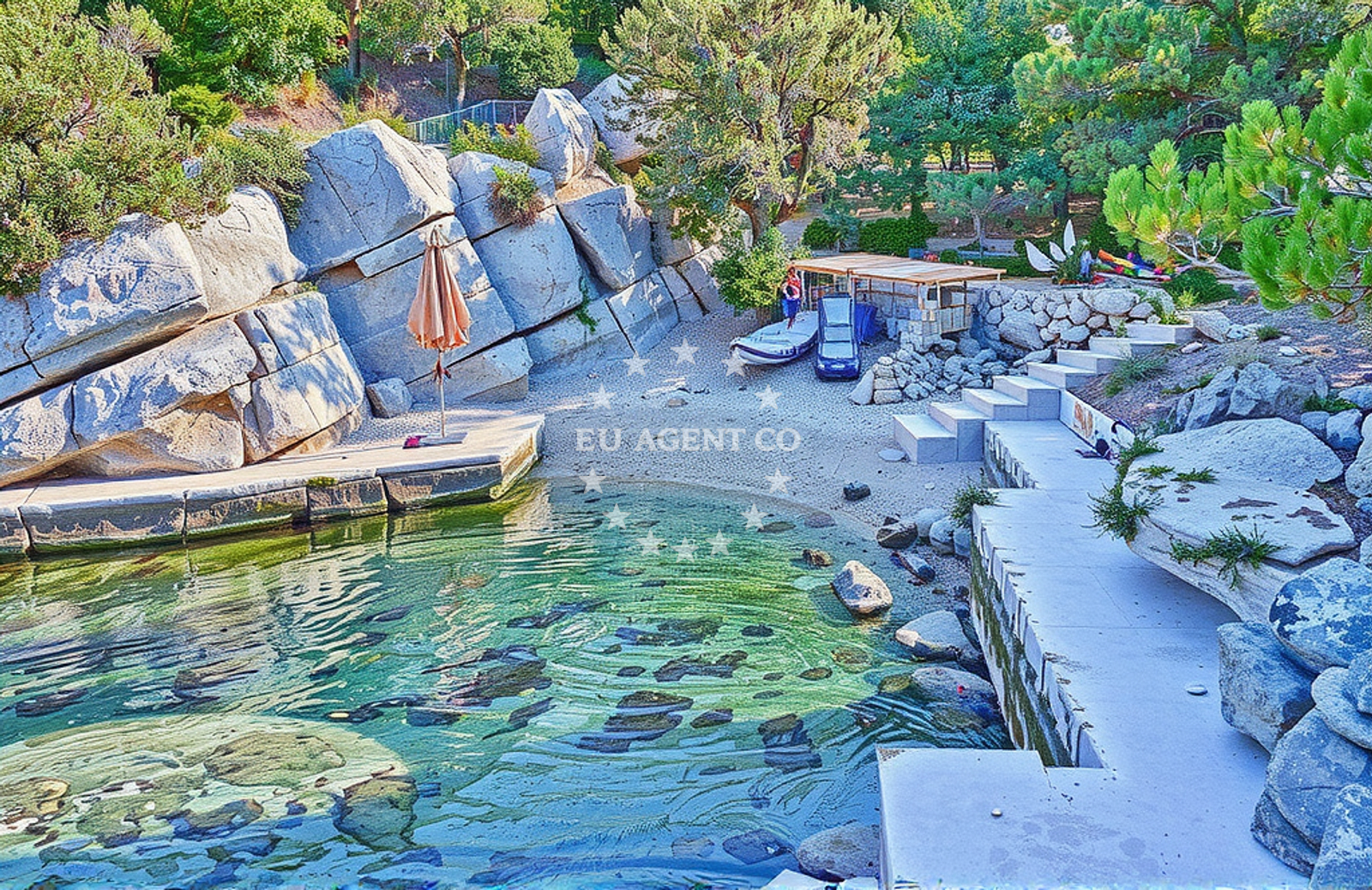 Anchorage on Hvar Island near Tatinja