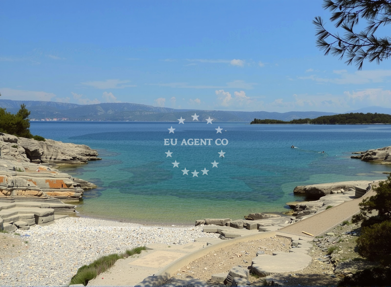 ACI Marina Vrboska, a nearby marina to the anchorage