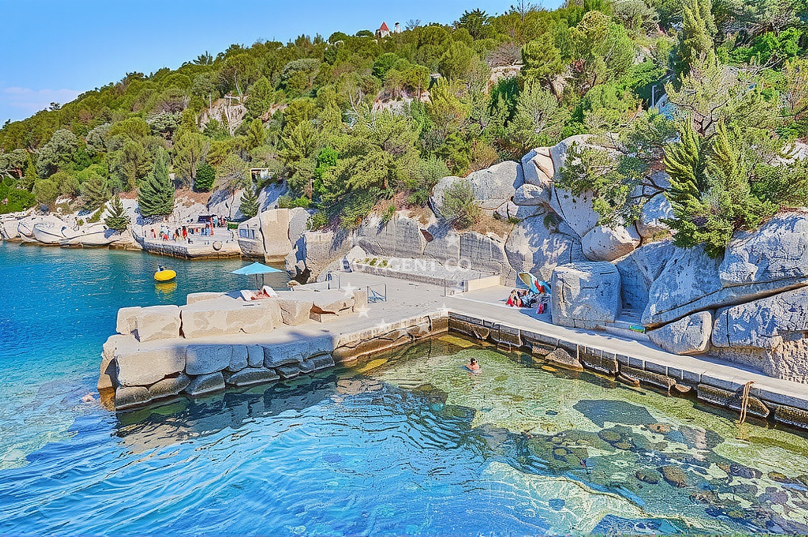 Mala Kopačna point of interest near Hvar anchorage