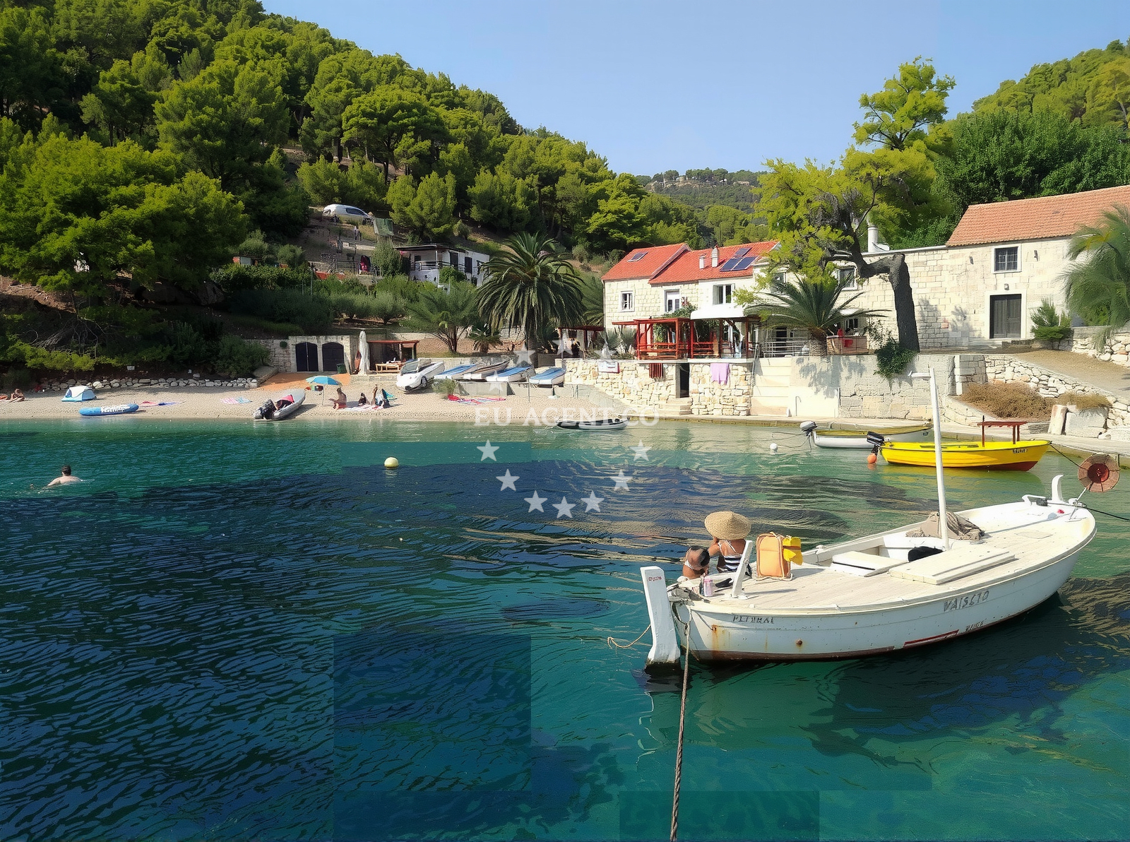 Additional view of Anchorage in Anchorage in Bogomolje on the island Hvar, Central Dalmatia, Croatia photo 5