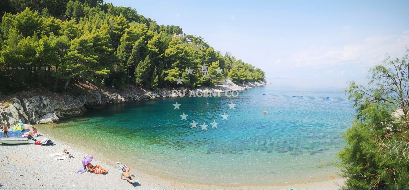 Approach and location view of Anchorage in Anchorage in Bogomolje on the island Hvar, Central Dalmatia, Croatia photo 3