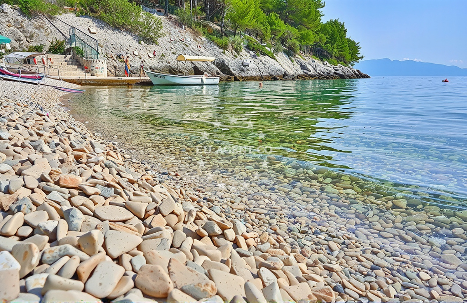 Smokvina Beach near Bogomolje Anchorage, Hvar