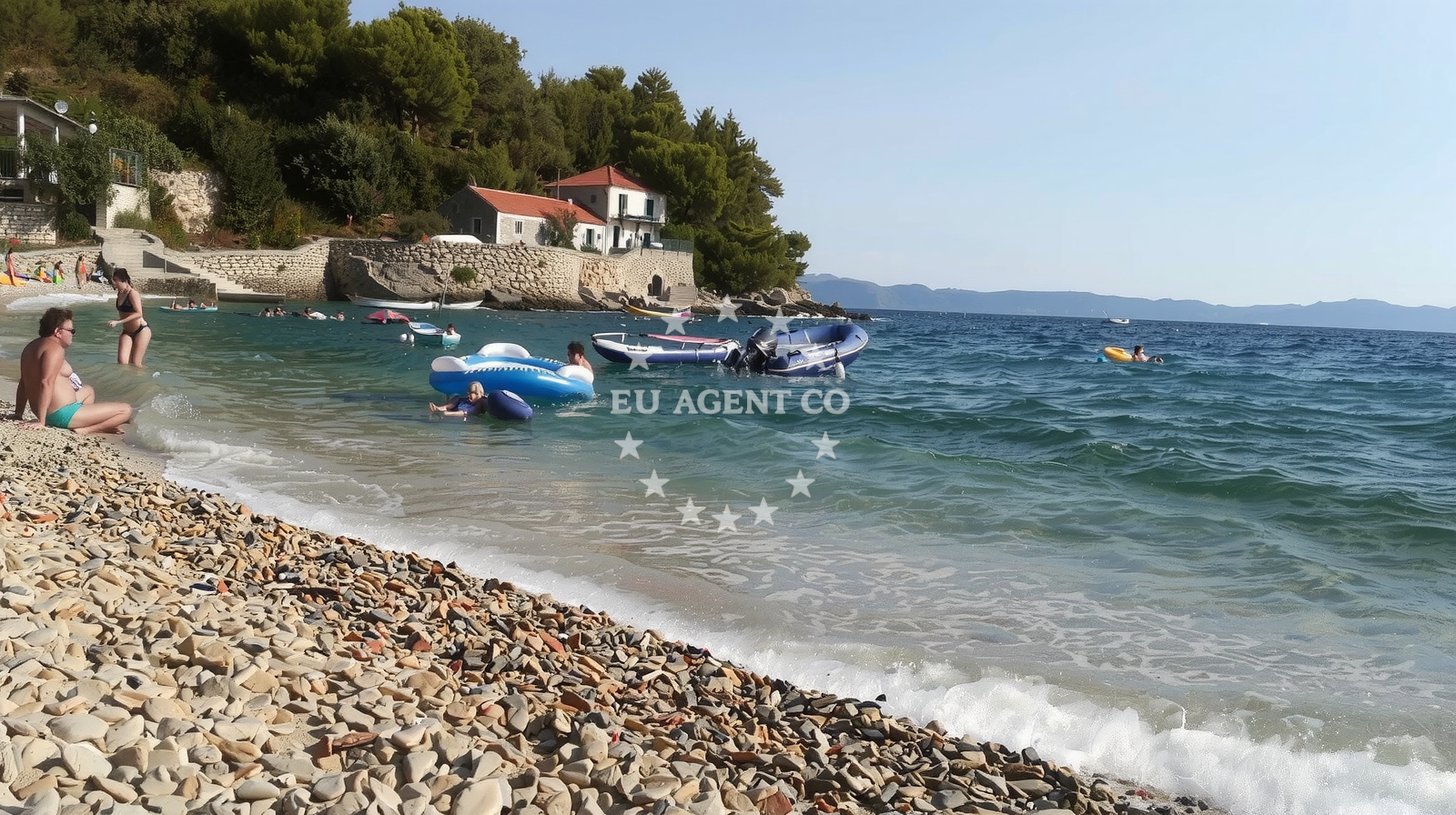 Anchorage in Dugi Dolac, Hvar, Croatia