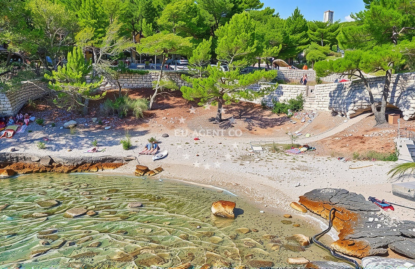 Skozanje point of interest near Dugi Dolac anchorage