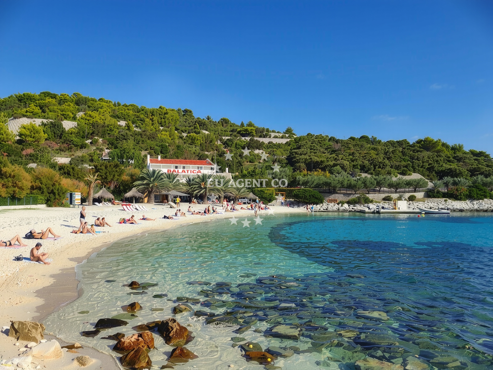ACI Marina Palmižana, 5.8 km from Hvar anchorage