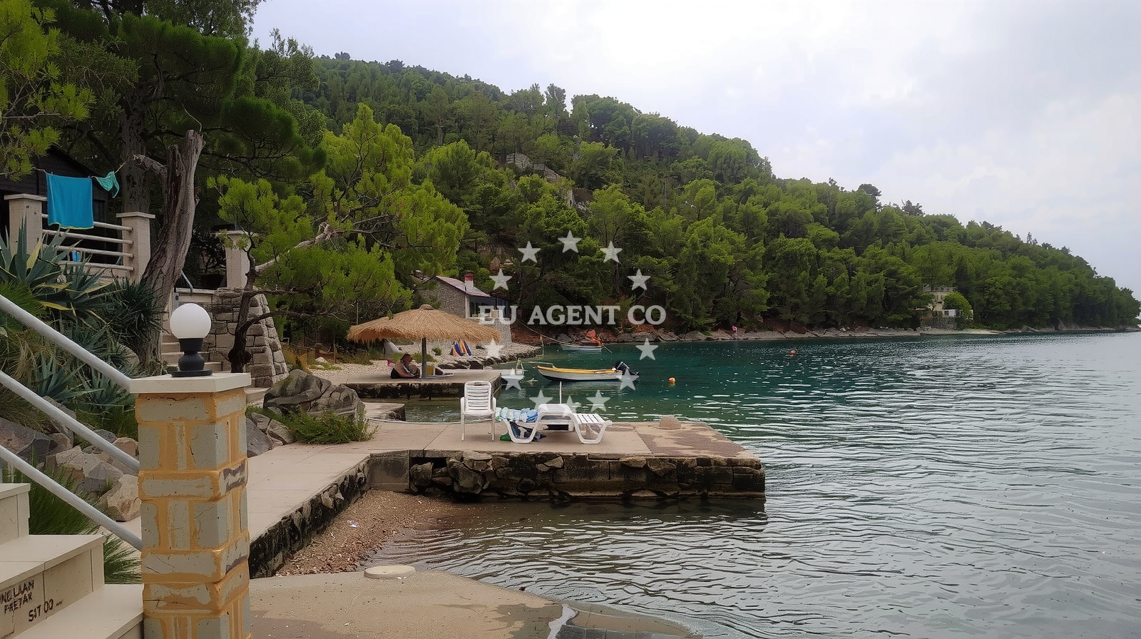 Anchorage in Selca Kod Bogomolja, Hvar, Croatia