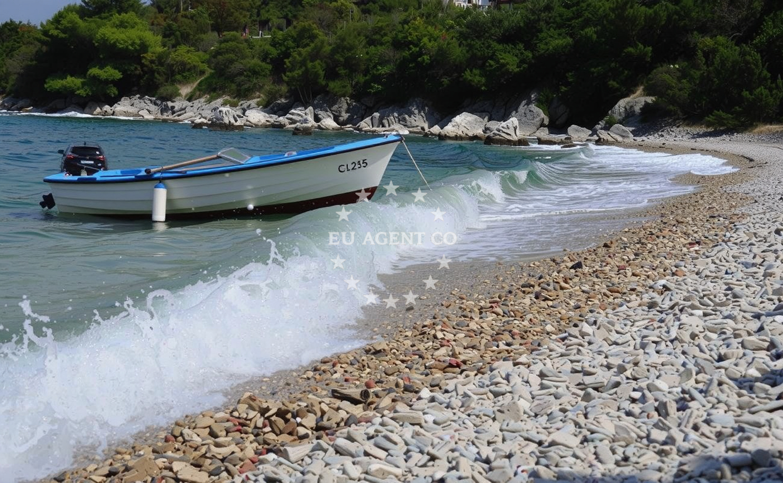 Approach and location view of Anchorage in Anchorage in Stari Grad on the island Hvar, Central Dalmatia, Croatia photo 3