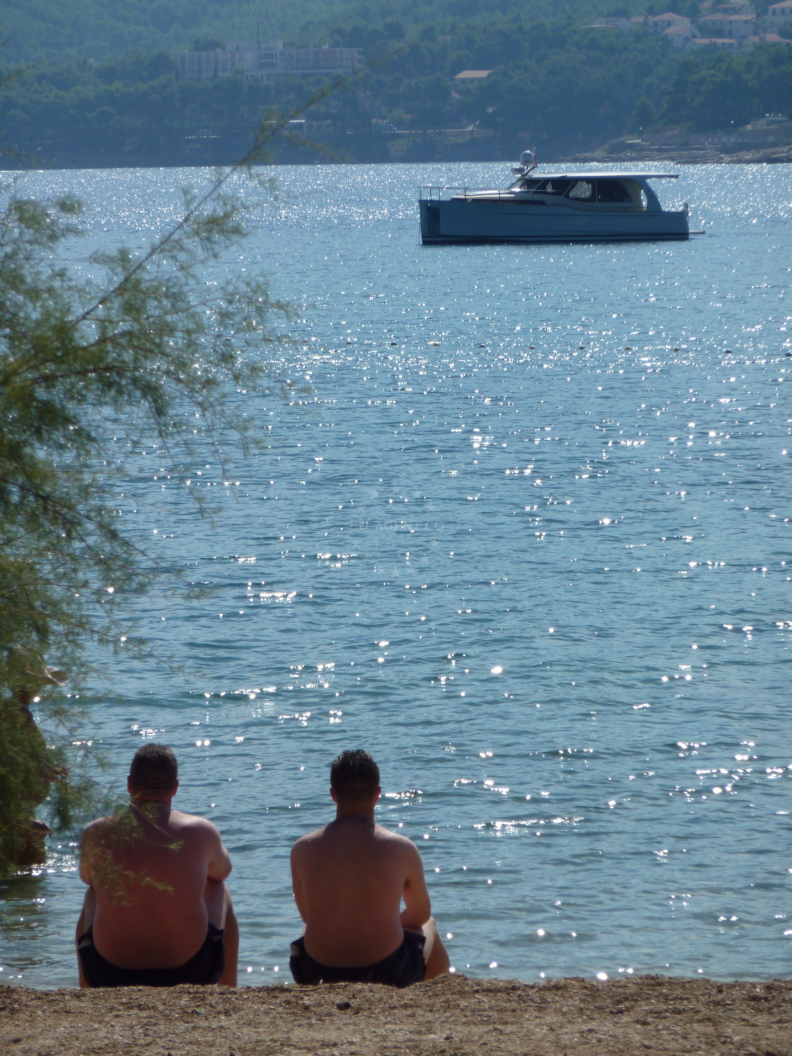 Anchorage in Vrboska, Hvar with calm waters and nearby ACI Marina Vrboska