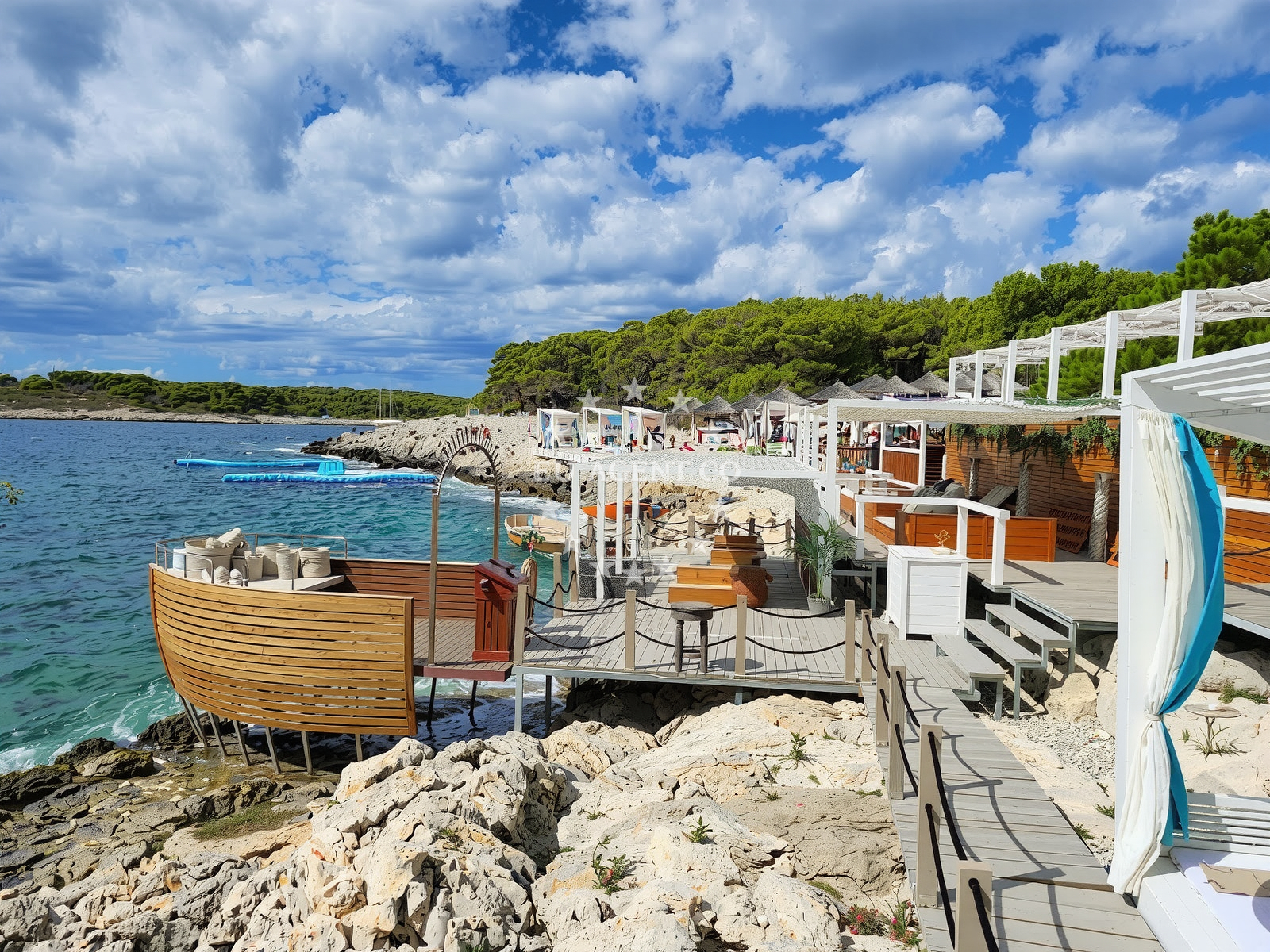 Additional view of Stipanska anchorage in Anchorage on the island Marinkovac, Central Dalmatia, Croatia photo 5