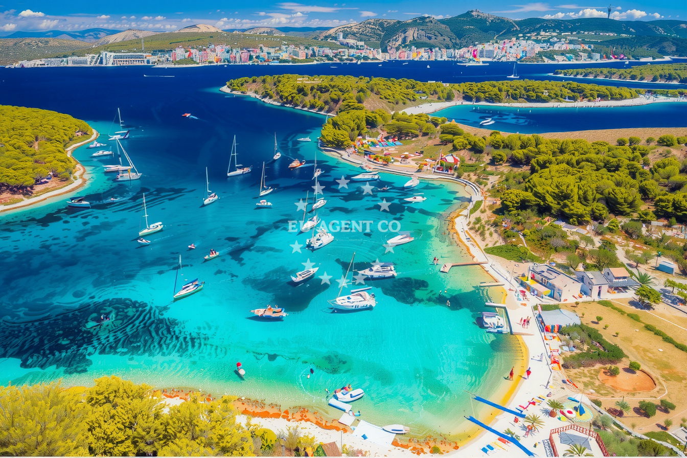 Additional view of Stipanska anchorage in Anchorage on the island Marinkovac, Central Dalmatia, Croatia photo 6