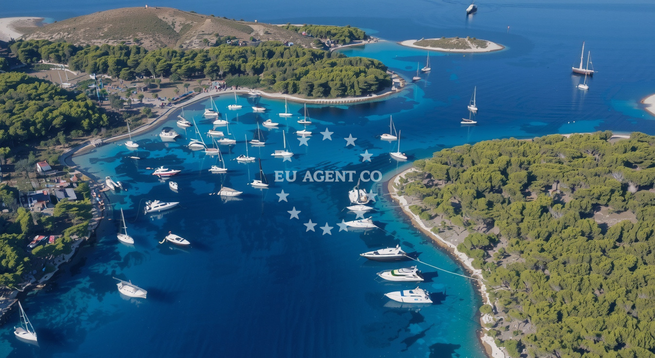 Additional view of Stipanska anchorage in Anchorage on the island Marinkovac, Central Dalmatia, Croatia photo 7