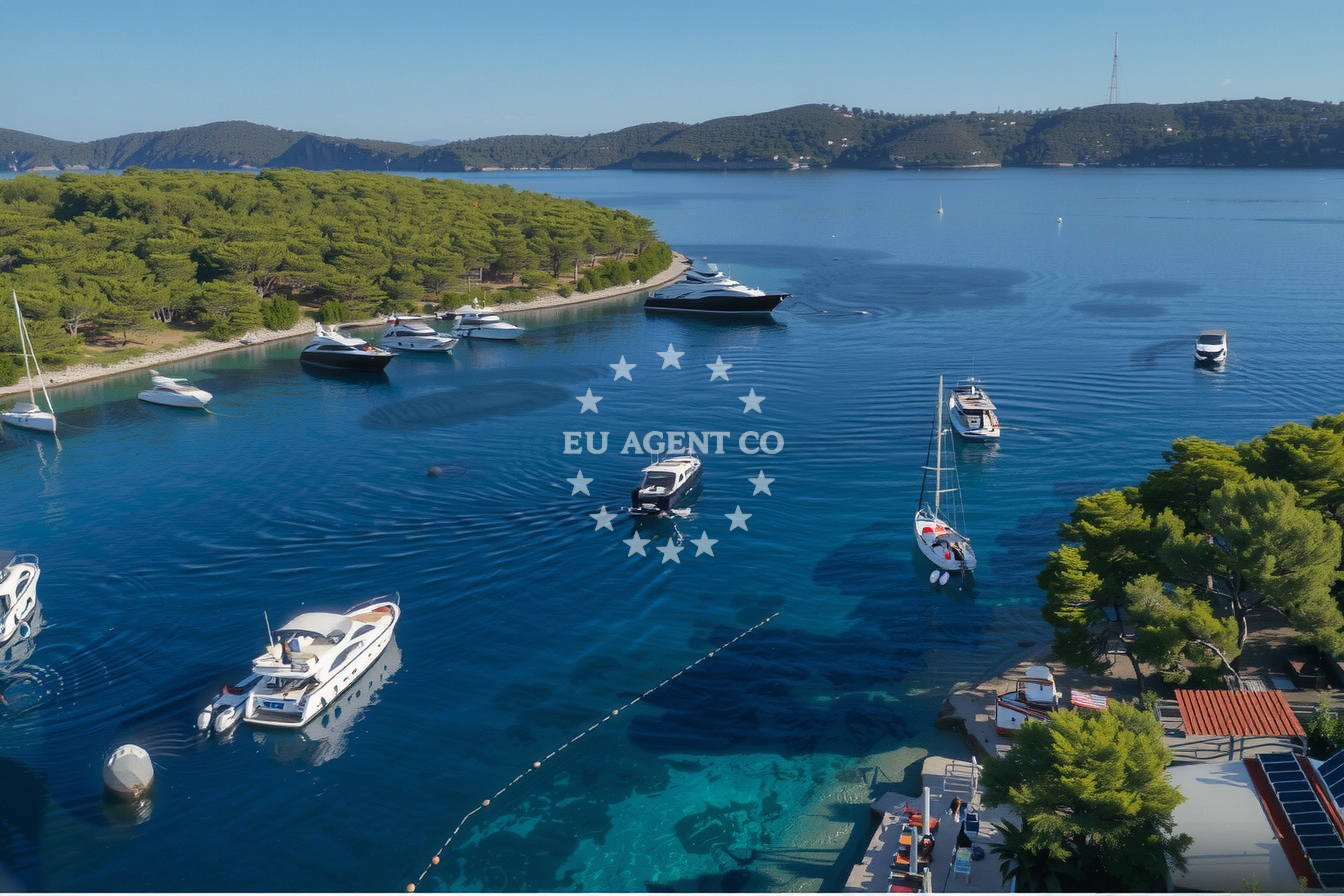 Additional view of Stipanska anchorage in Anchorage on the island Marinkovac, Central Dalmatia, Croatia photo 9