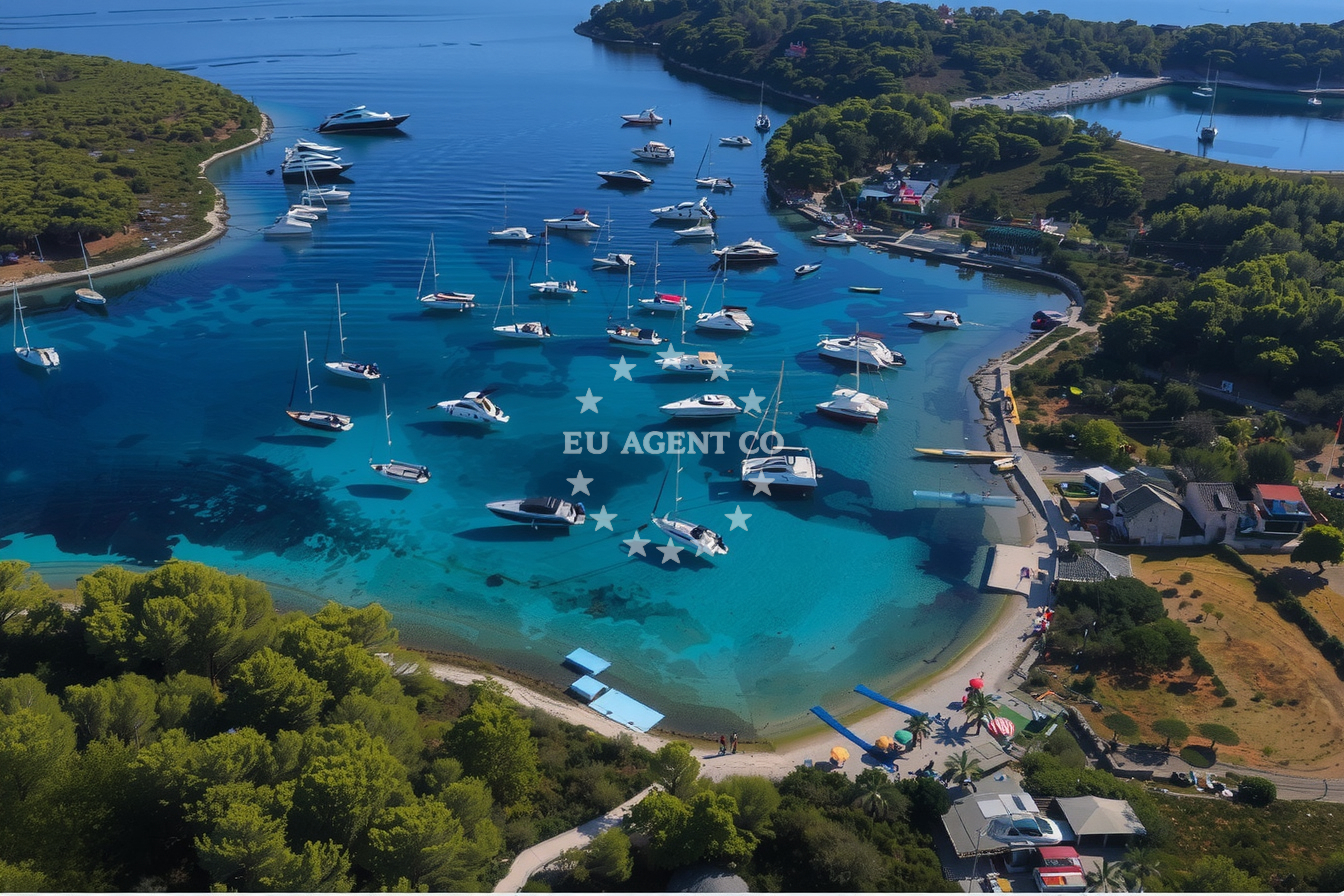 Additional view of Stipanska anchorage in Anchorage on the island Marinkovac, Central Dalmatia, Croatia photo 10