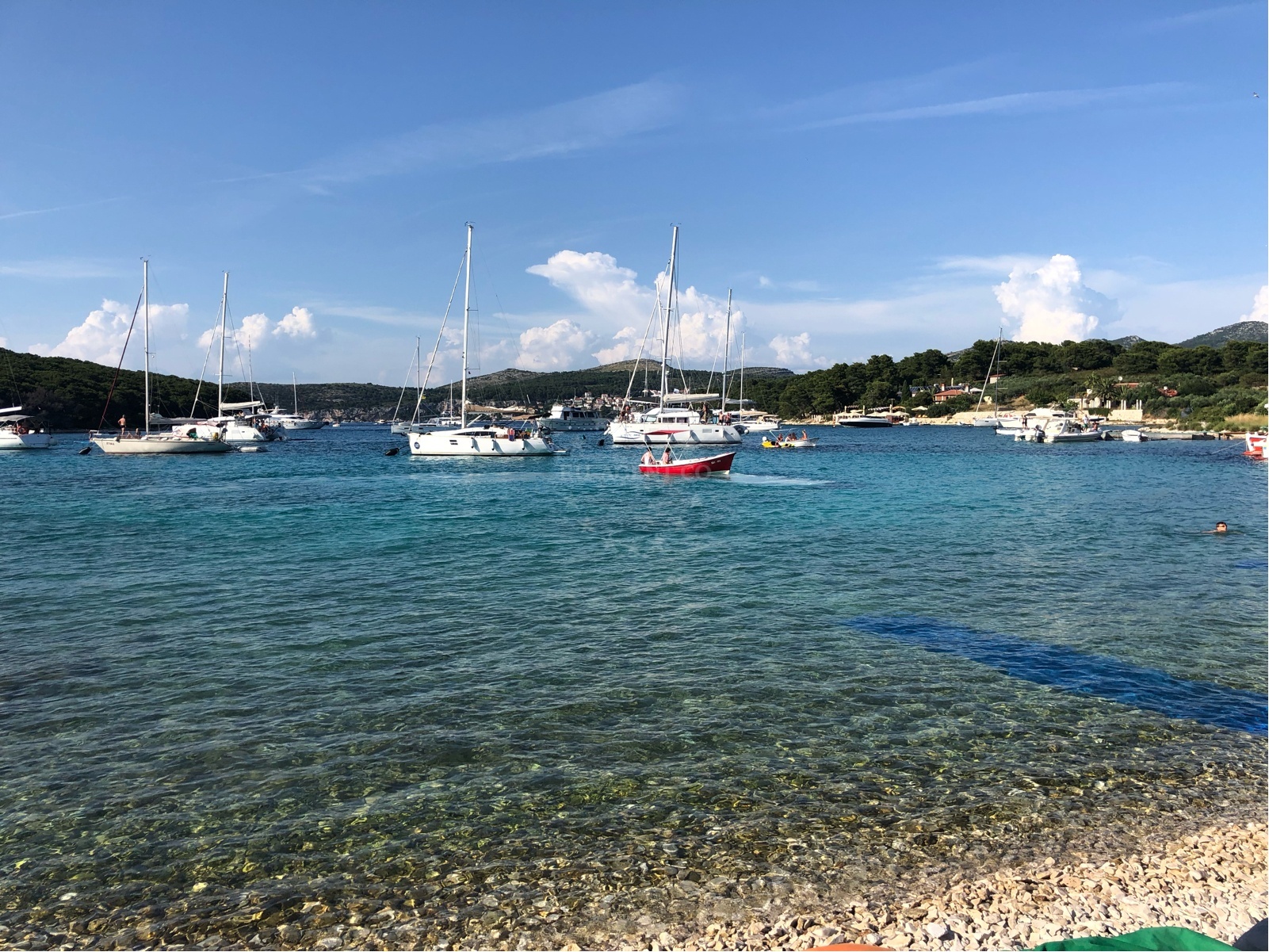 Additional view of Ždrilca Bay anchorage in Anchorage on the island Marinkovac, Central Dalmatia, Croatia photo 6