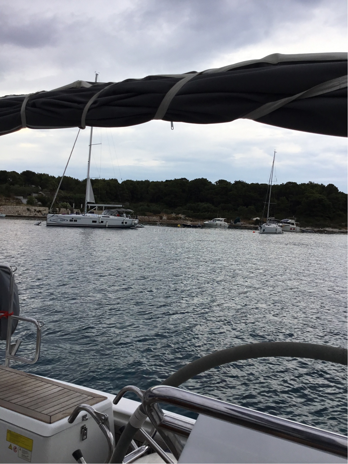 Additional view of Ždrilca Bay anchorage in Anchorage on the island Marinkovac, Central Dalmatia, Croatia photo 7