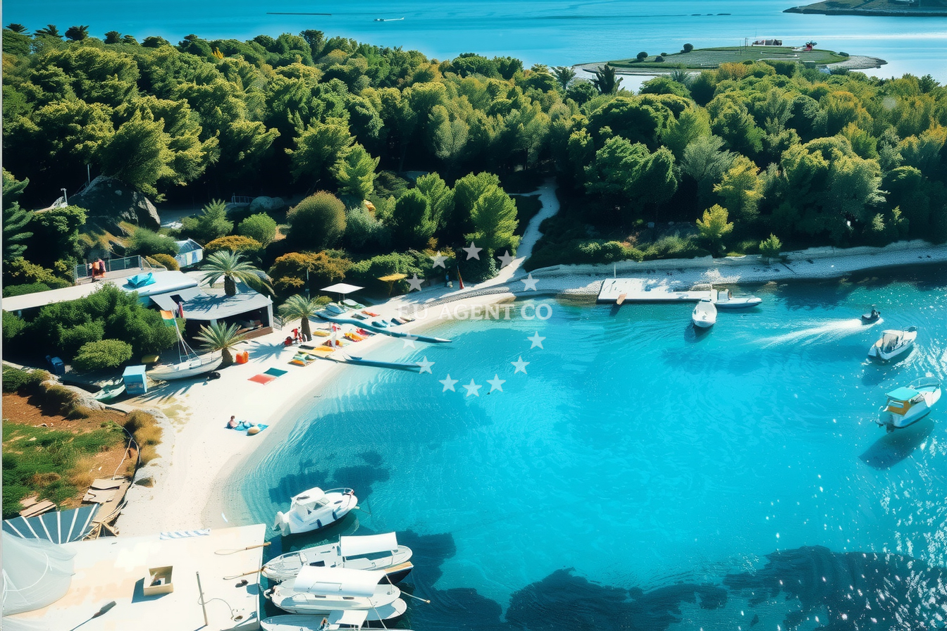 Additional view of Ždrilca Bay anchorage in Anchorage on the island Marinkovac, Central Dalmatia, Croatia photo 9