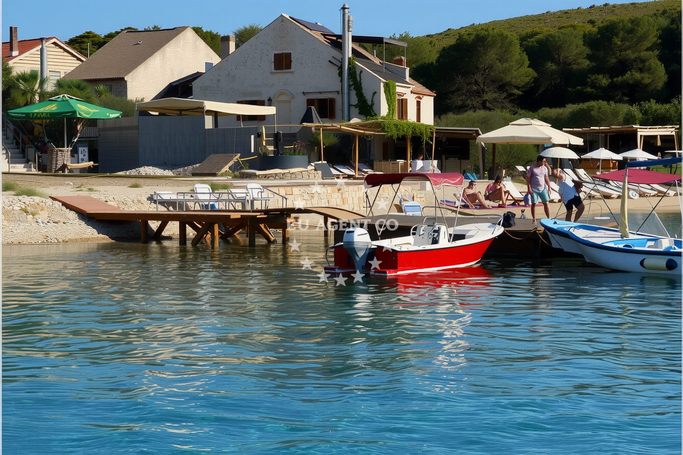 Additional view of Ždrilca Bay anchorage in Anchorage on the island Marinkovac, Central Dalmatia, Croatia photo 14