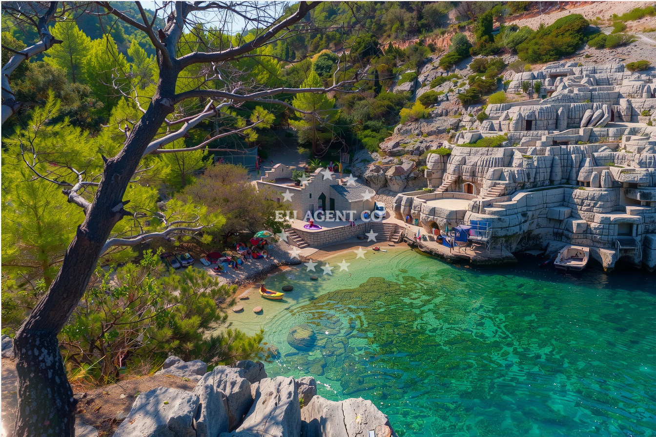 Additional view of Ždrilca Bay anchorage in Anchorage on the island Marinkovac, Central Dalmatia, Croatia photo 18