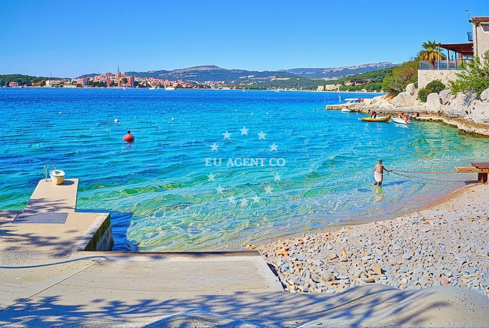 Razanj Beach II, a short walk from Razanj Anchorage