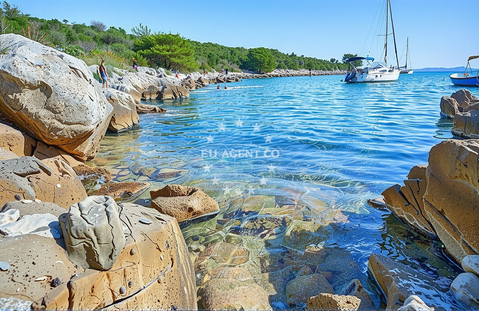 Additional view of Livka anchorage in Anchorage on the island Šolta, Central Dalmatia, Croatia photo 5