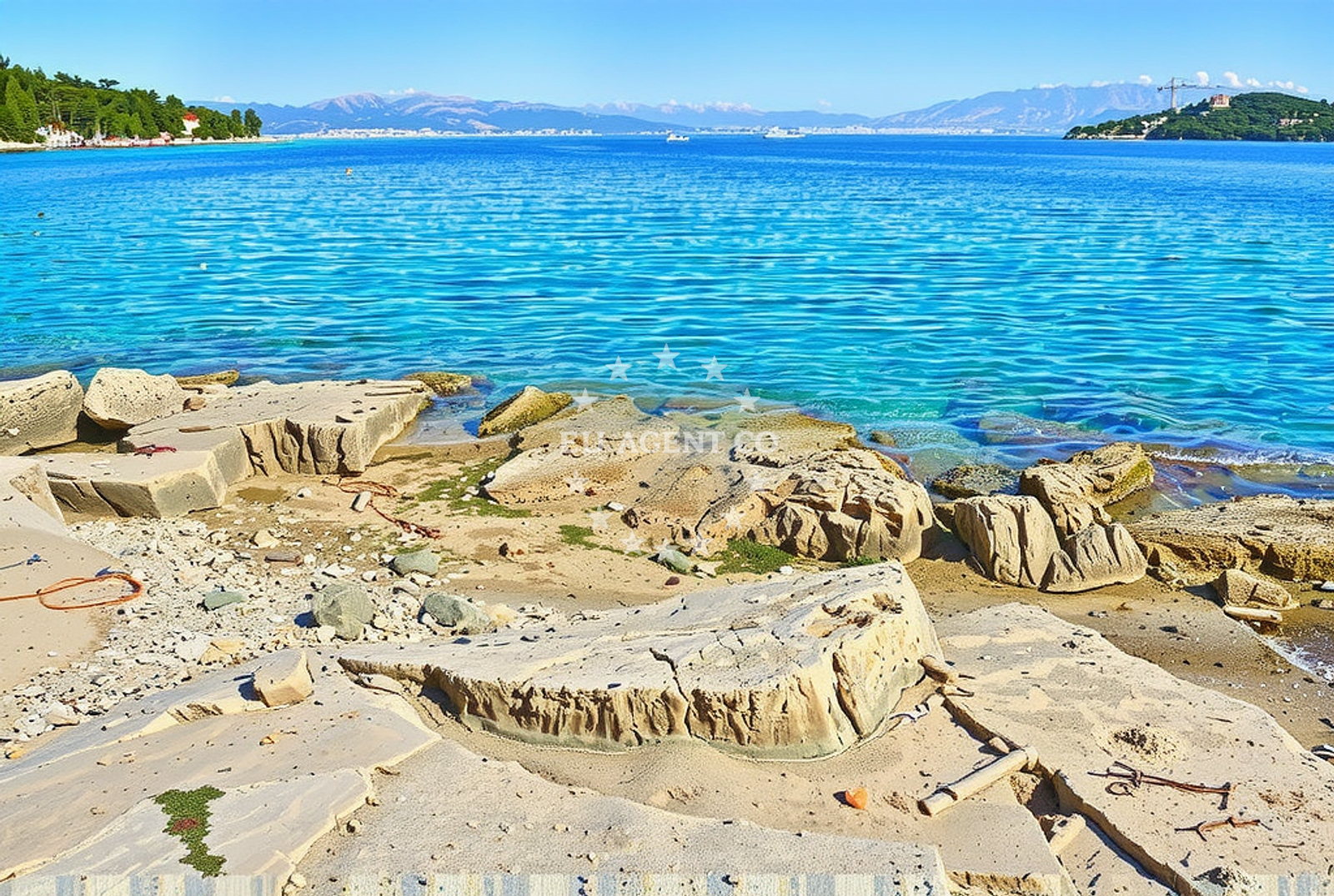 Approach and location view of Anchorage in Anchorage in Nečujam on the island Šolta, Central Dalmatia, Croatia photo 3