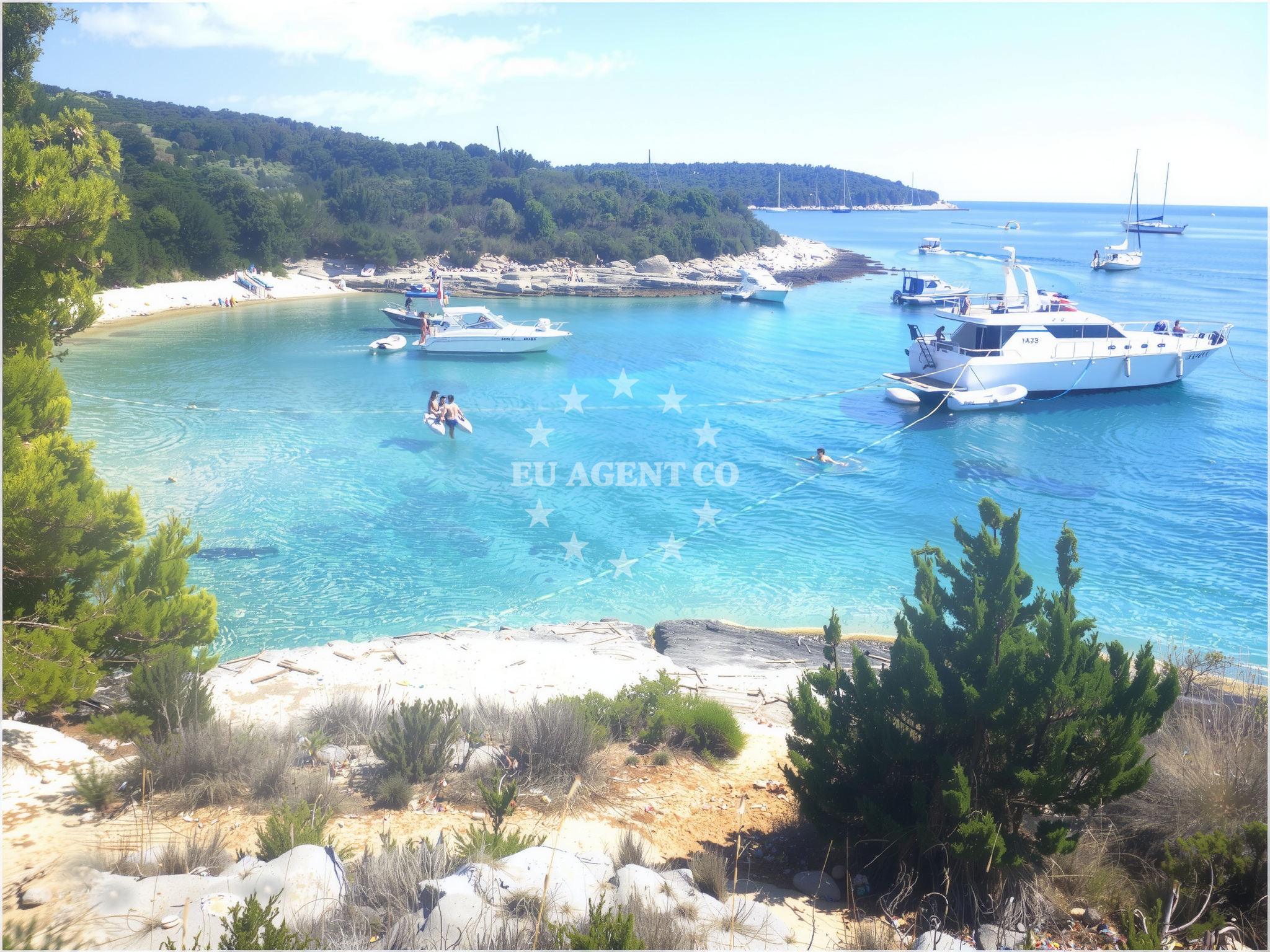 Konoba Paradiso restaurant near St. Klement anchorage, Central Dalmatia