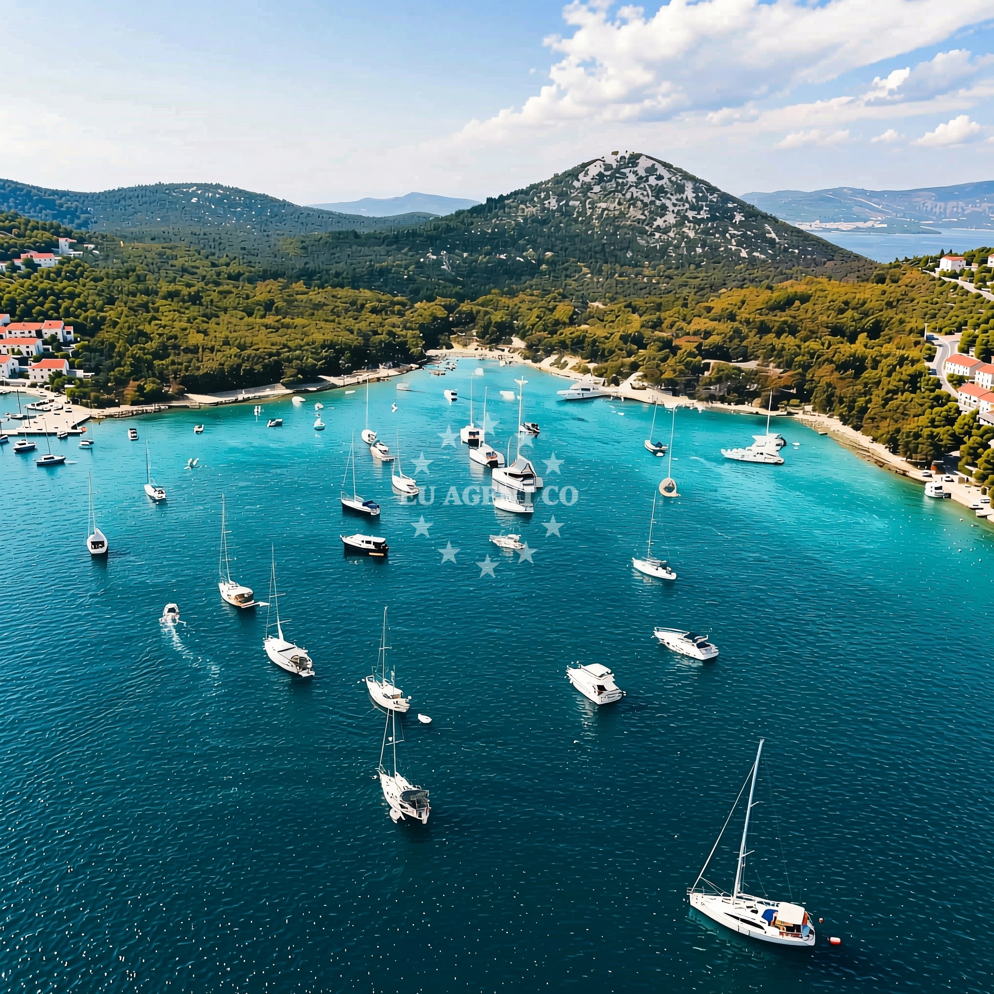 Spirito Summer Place jetty on Tijat Island, Croatia