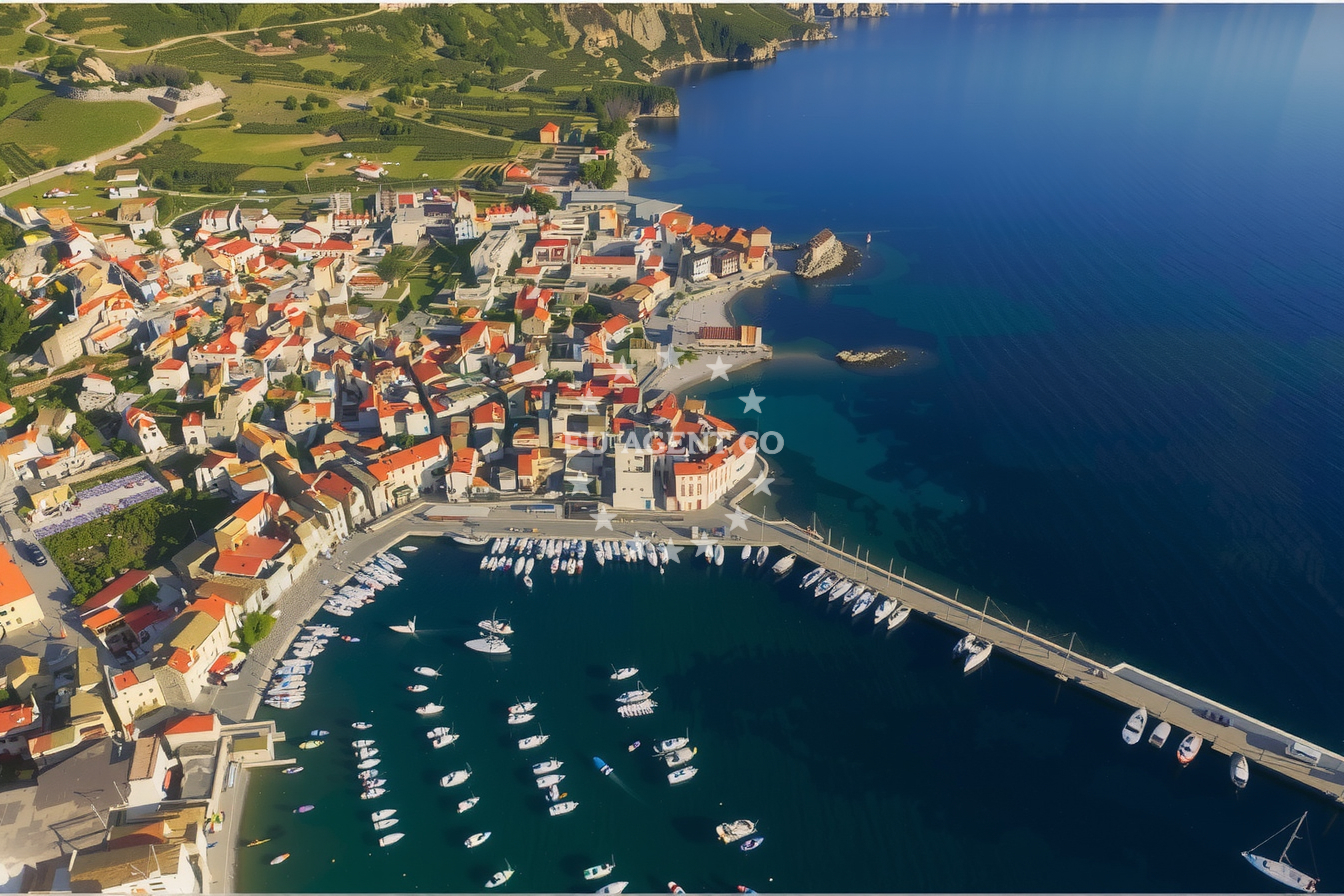 Additional view of Uvala Knezice anchorage in Anchorage in Komiža on the island Vis, Central Dalmatia, Croatia photo 11