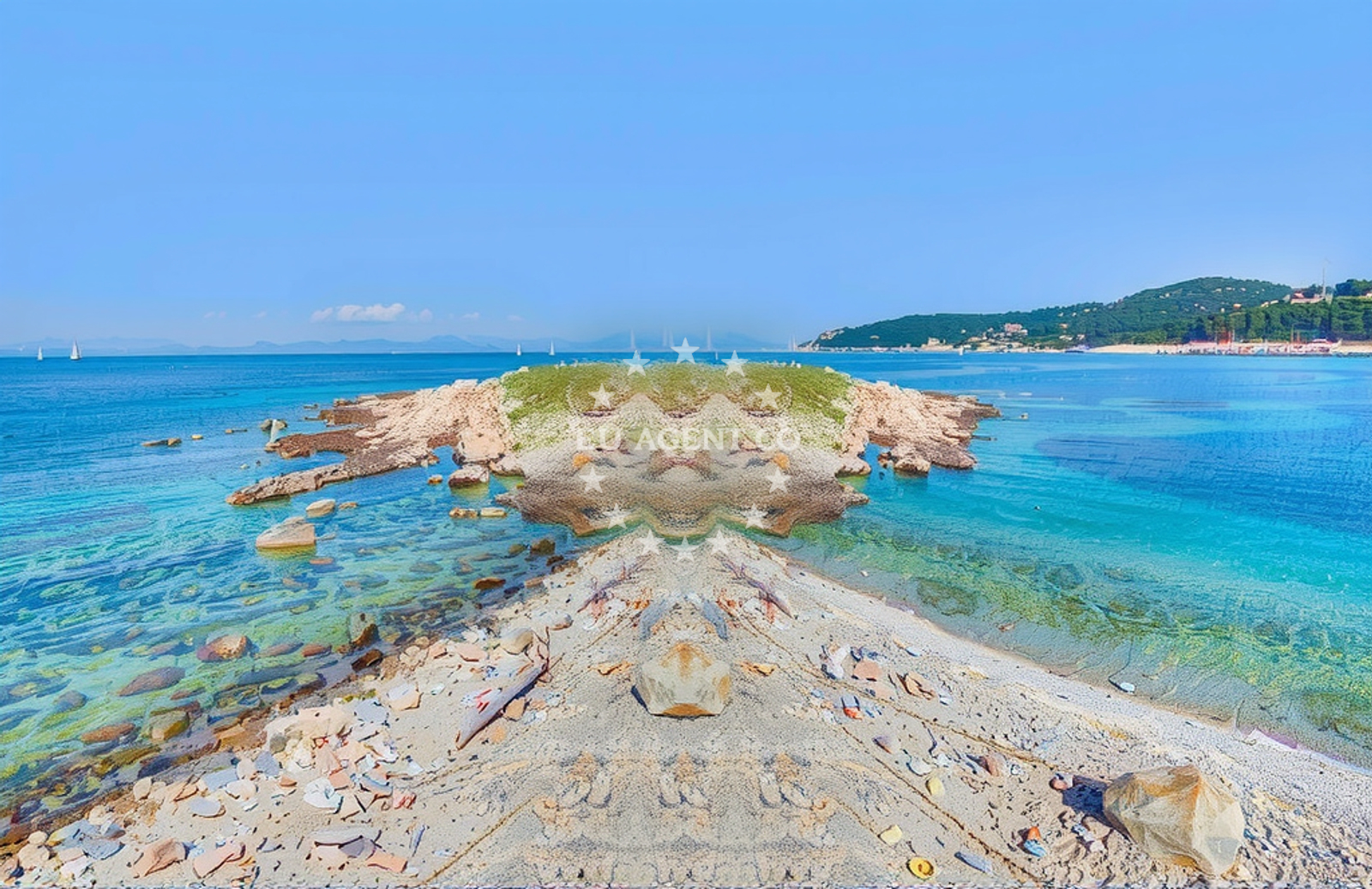 Rogačić Beach on the island of Vis, Croatia