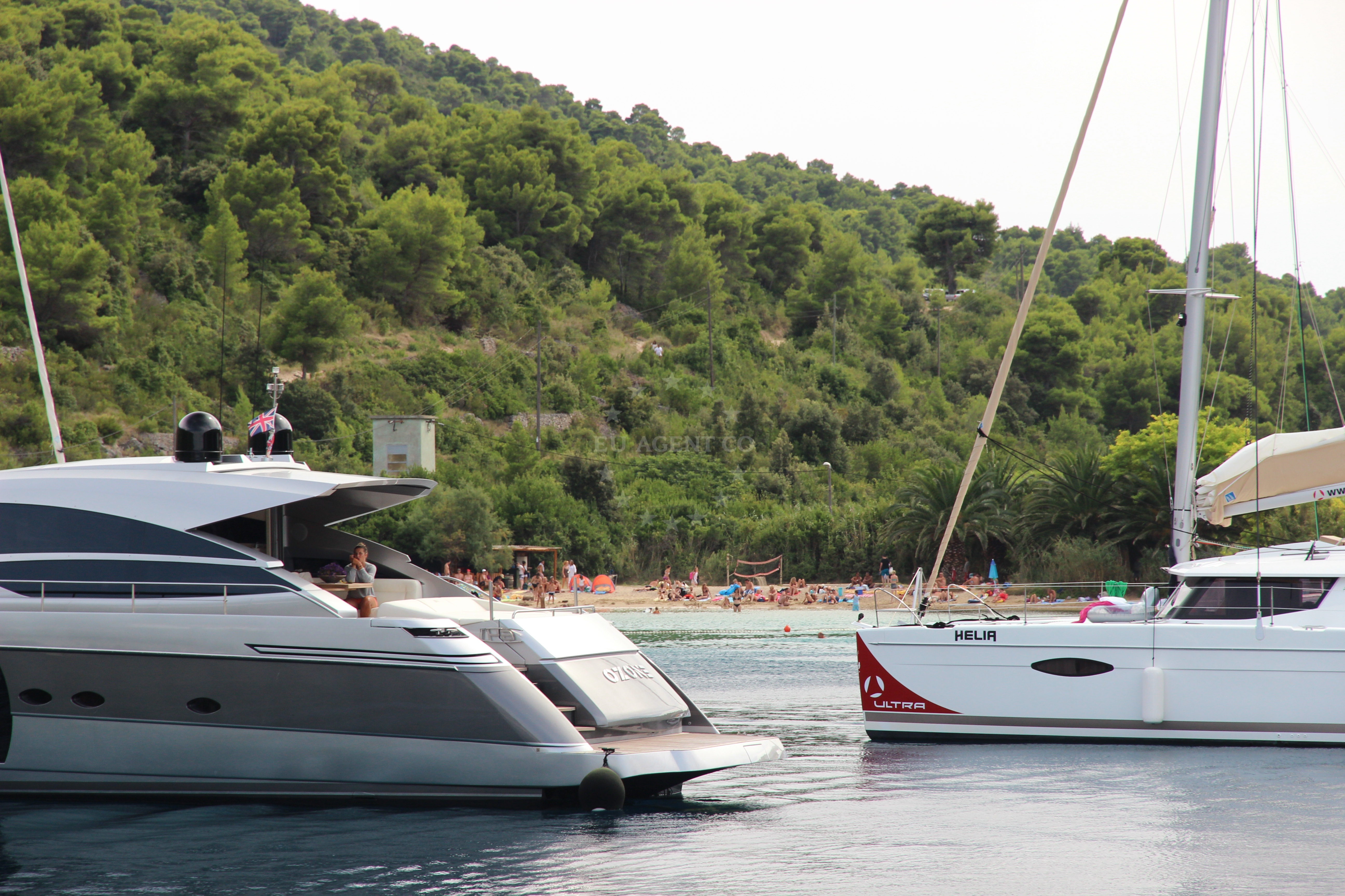 Stoncica Beach near Stoncica Anchorage, Vis Island, Croatia