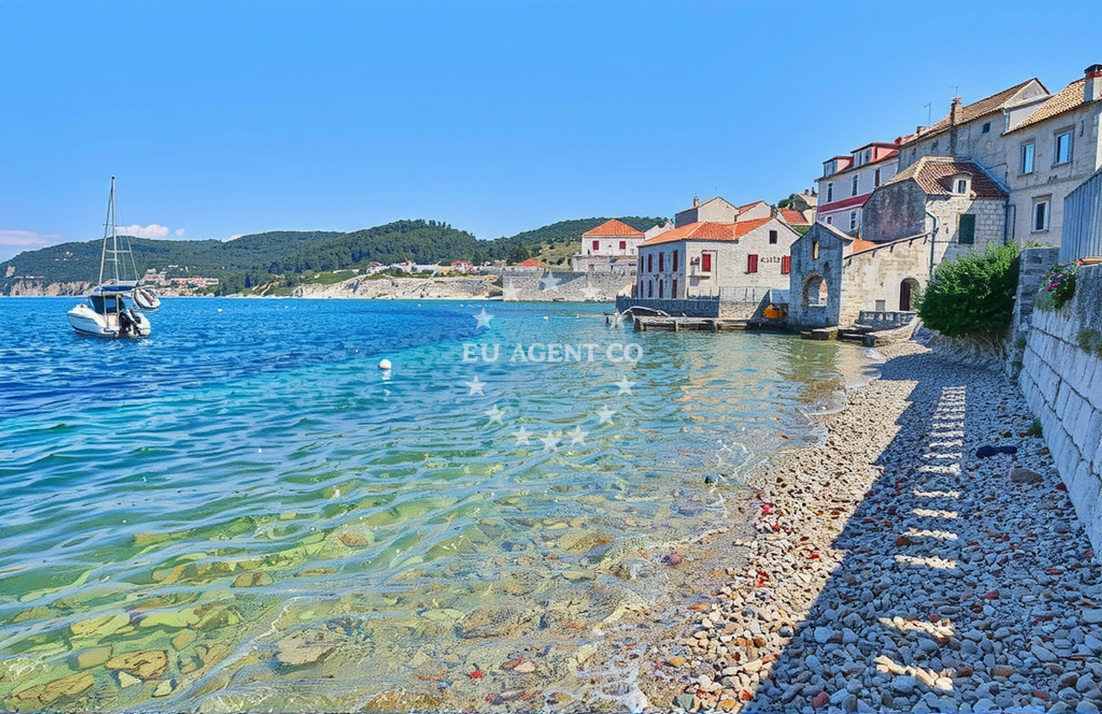 Additional view of Vis luka anchorage in Anchorage in Vis on the island Vis, Central Dalmatia, Croatia photo 7