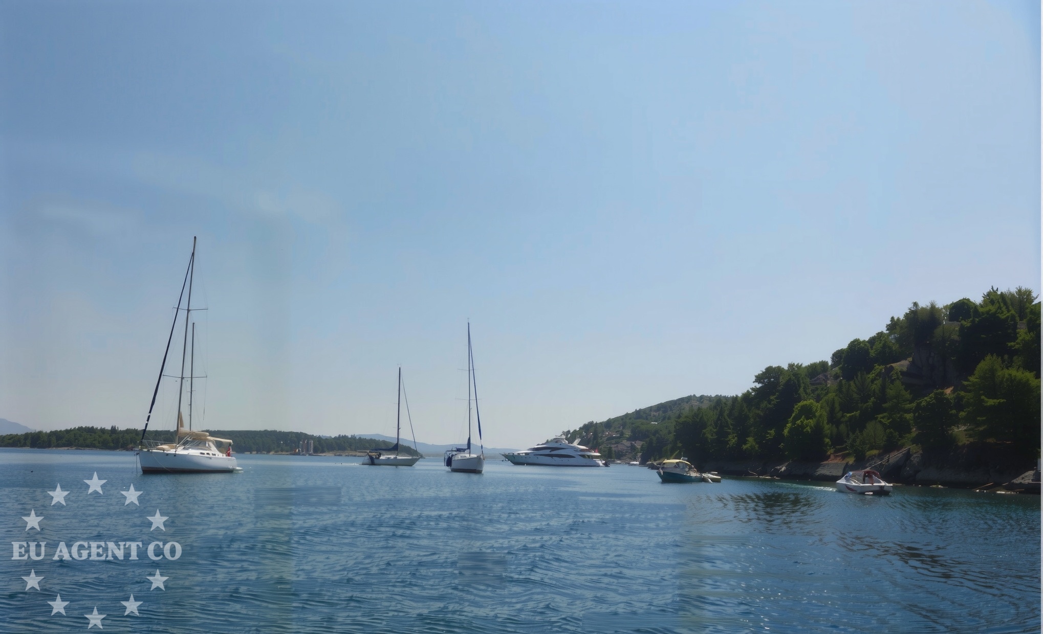 Restricted anchoring zone near the SE shore of Zlarin Island with an electricity cable