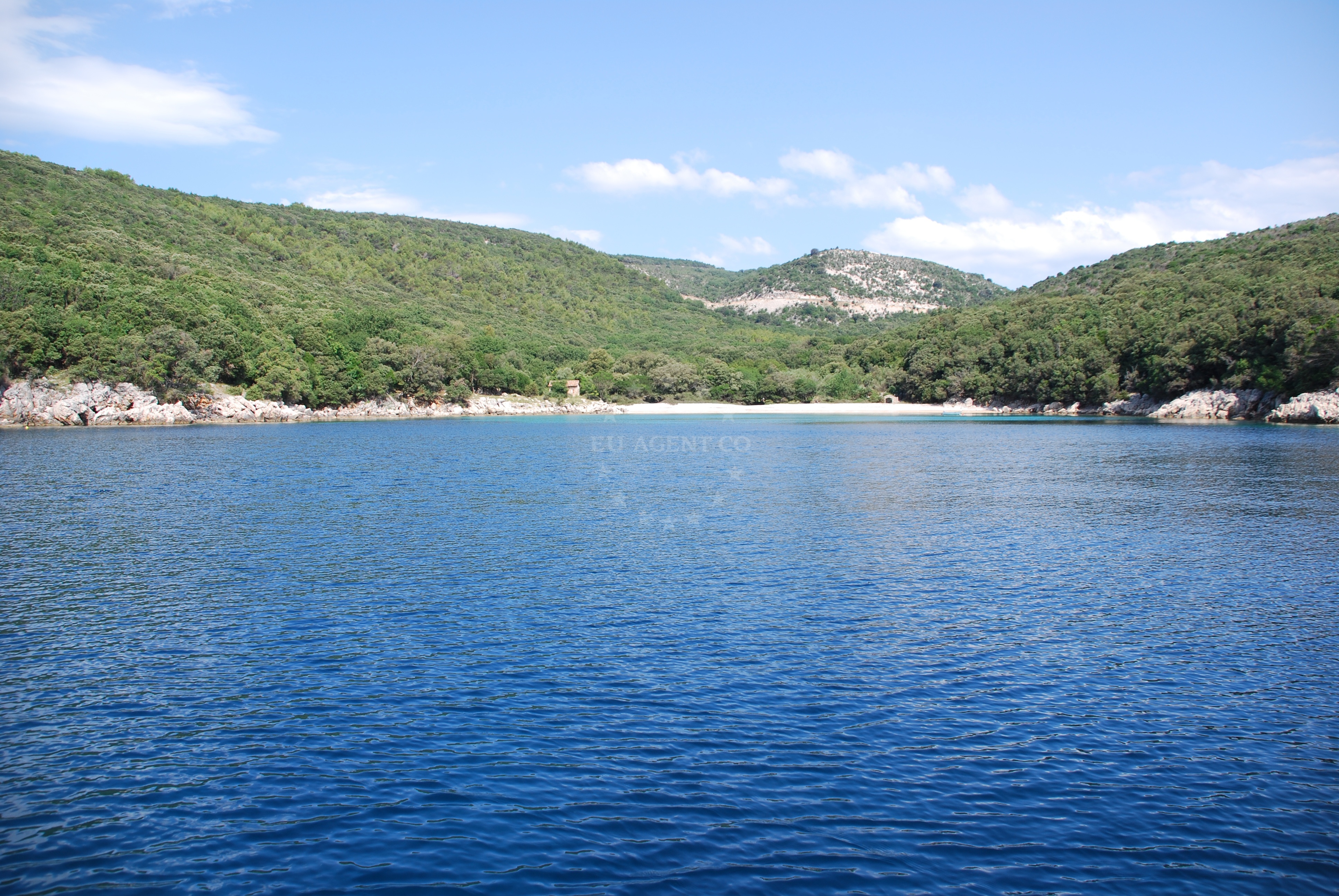 Kruscica Anchorage on the island of Cres, Croatia