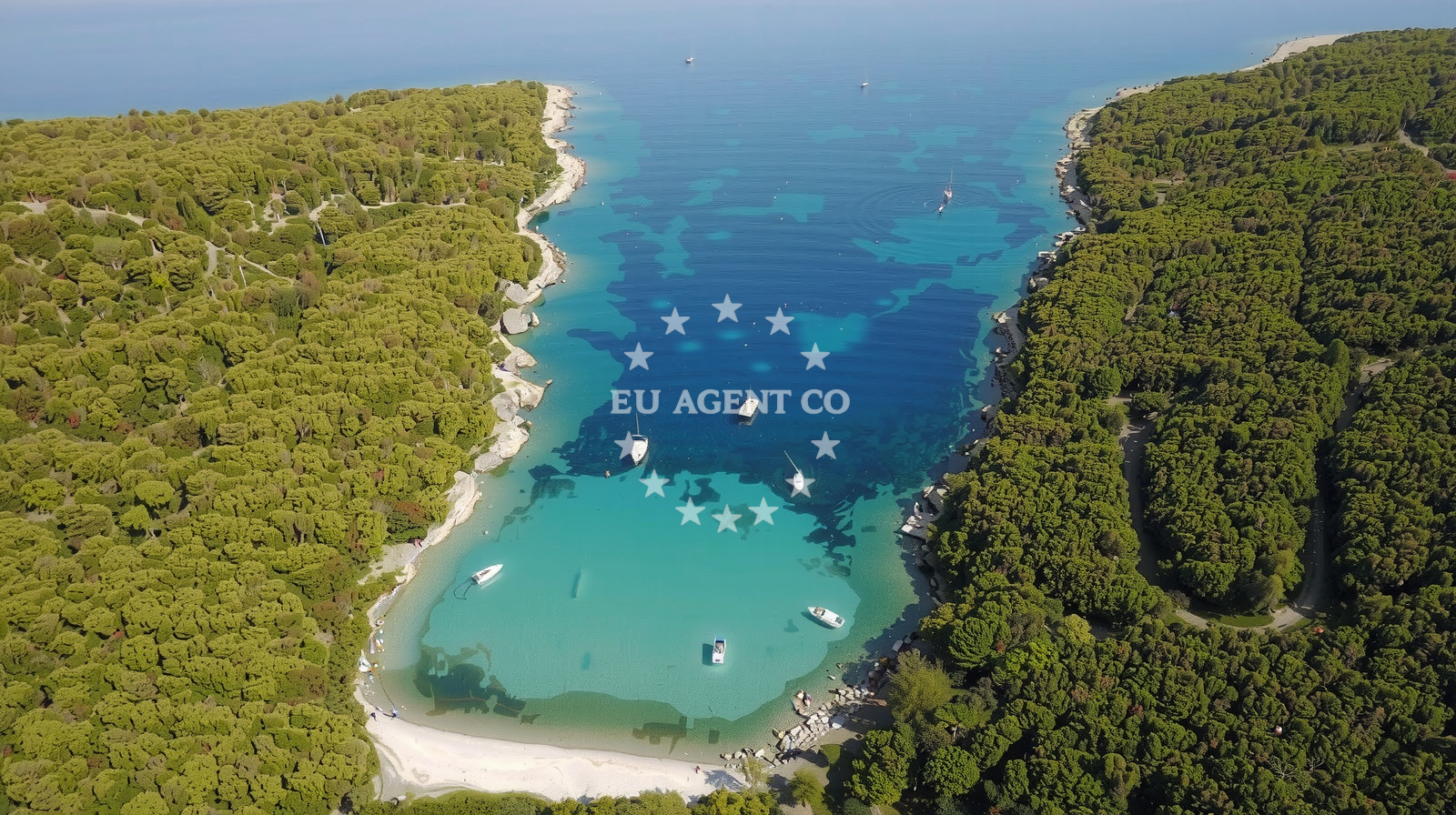 Additional view of Krušćica anchorage in Anchorage on the island Cres, Istria and Kvarner, Croatia photo 5