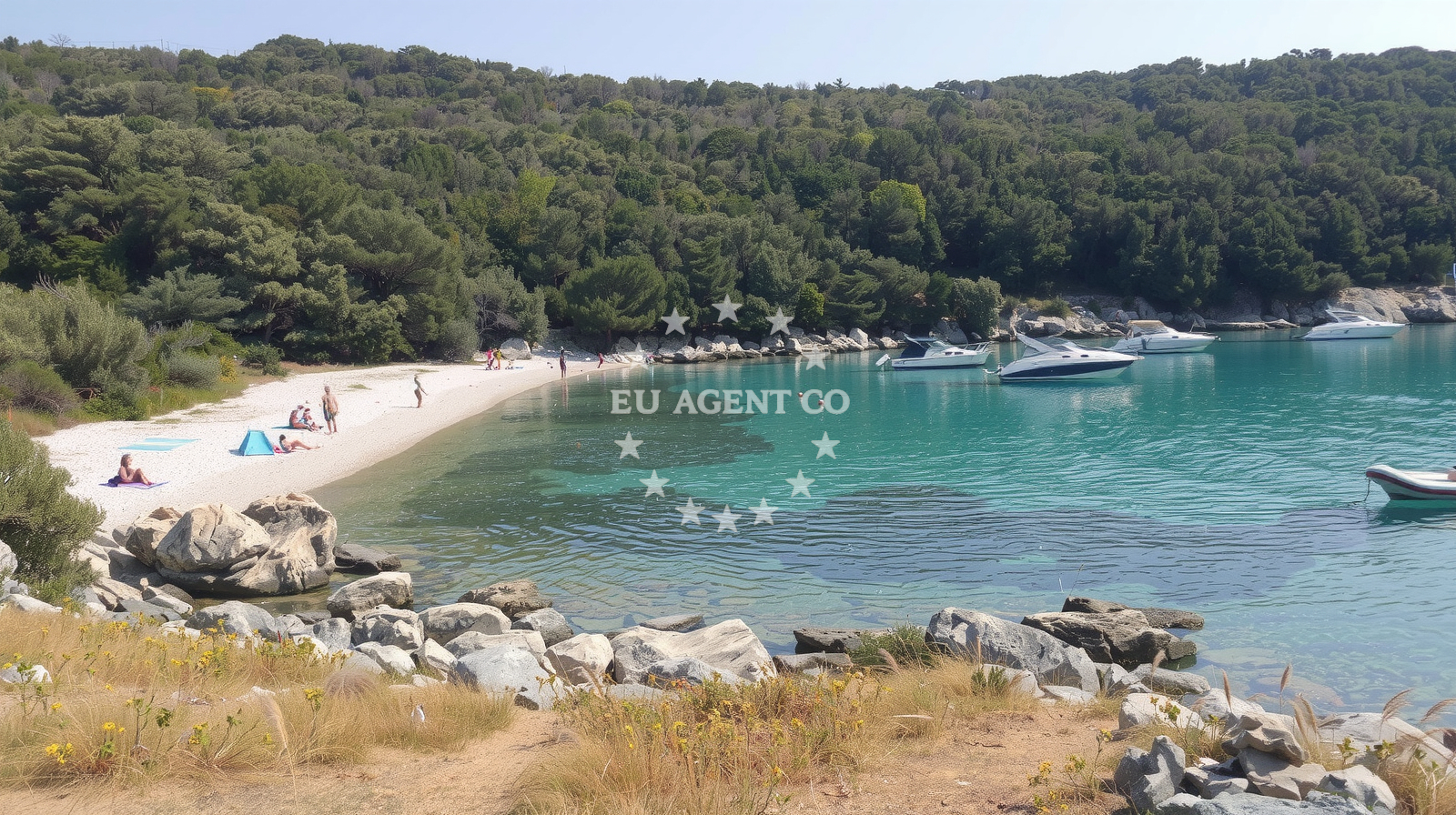 Additional view of Krušćica anchorage in Anchorage on the island Cres, Istria and Kvarner, Croatia photo 6