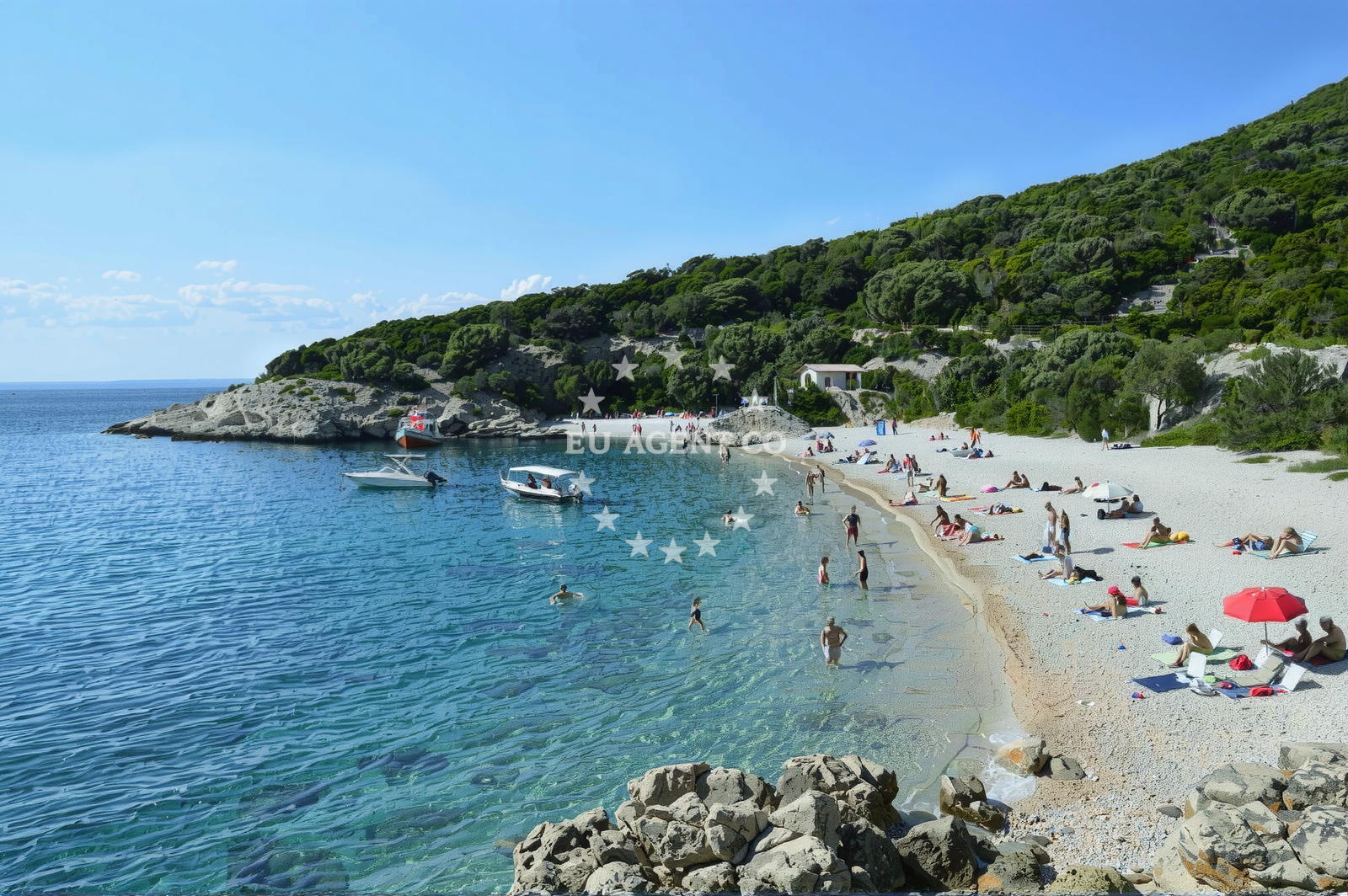Facilities and surroundings at Sv. Ivan anchorage in Anchorage in Lubenice on the island Cres, Istria and Kvarner, Croatia photo 2