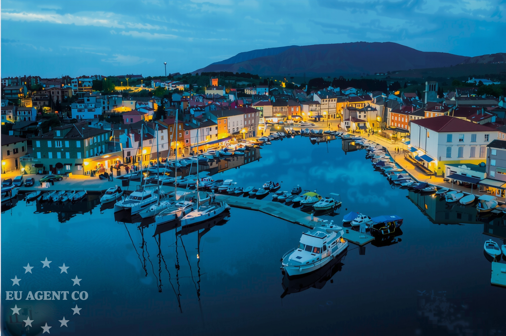 Miracine Anchorage on the island of Cres, Croatia